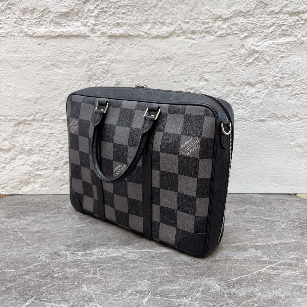 Louis Vuitton Leather Gray
