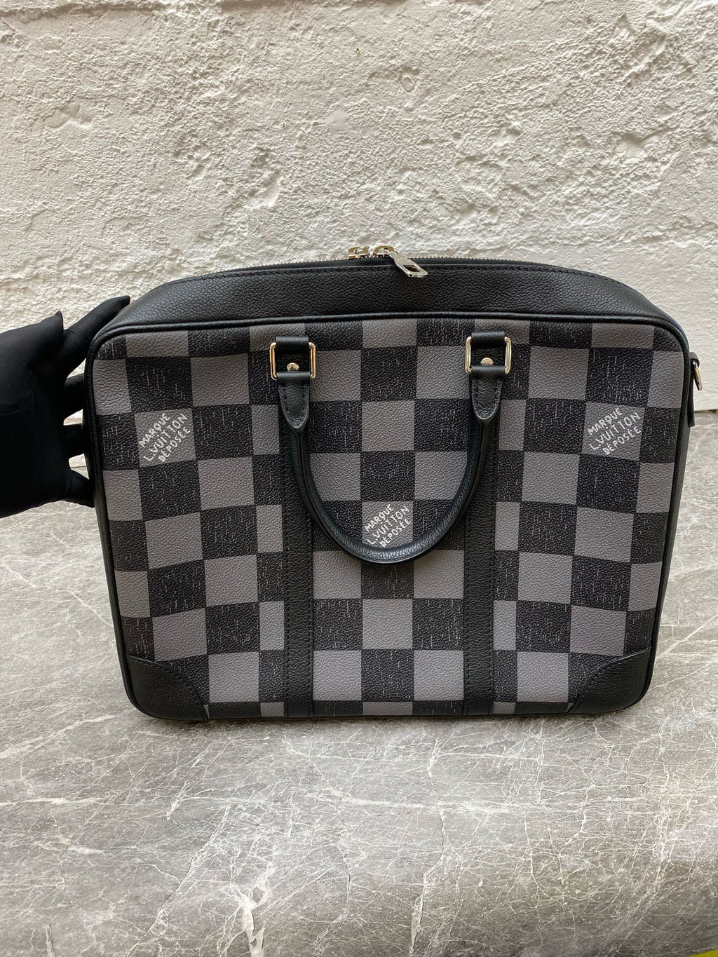 Louis Vuitton Leather Gray