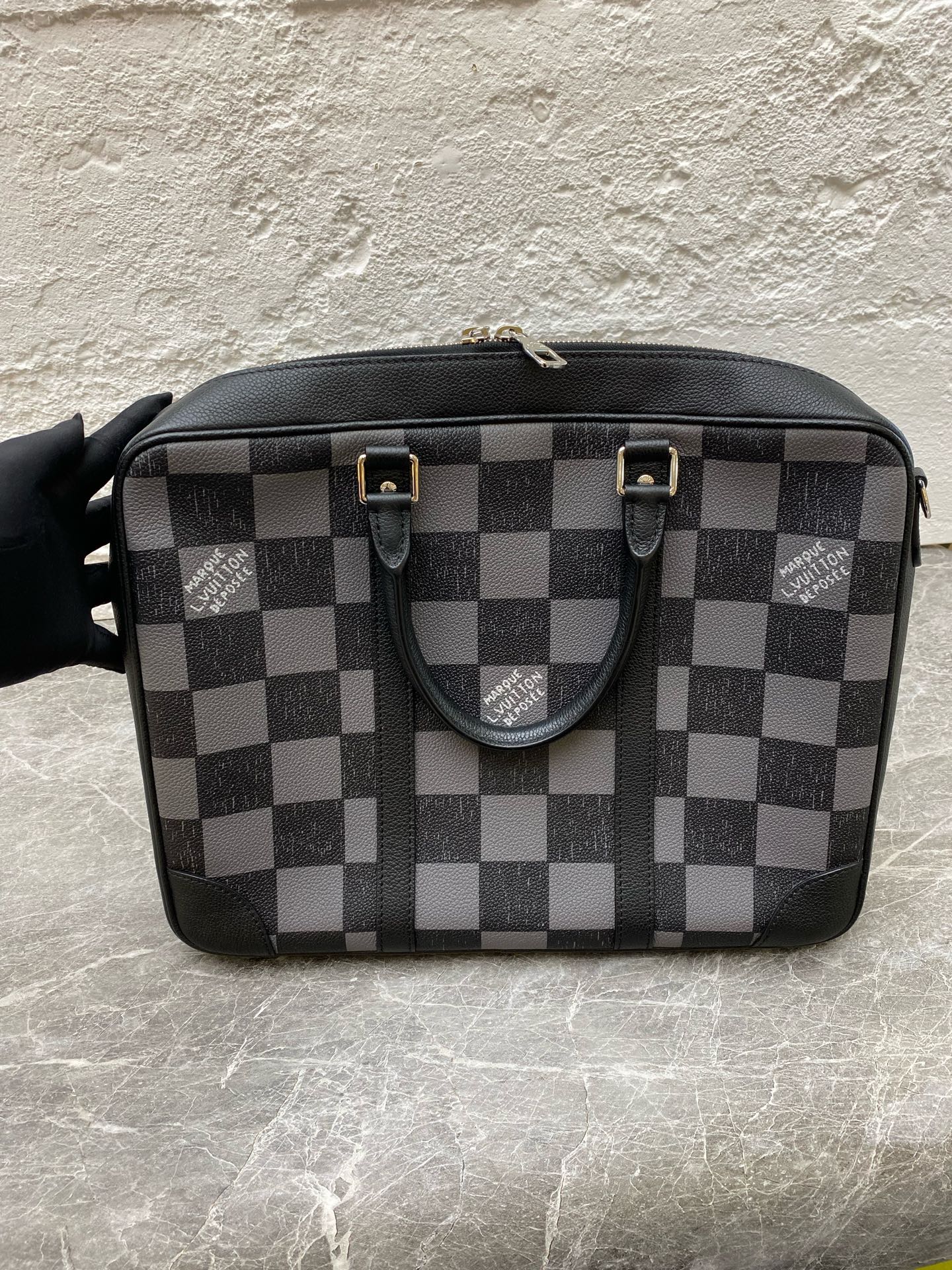 Louis Vuitton Leather Gray