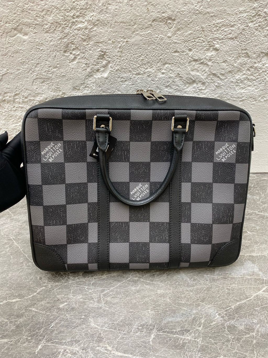 Louis Vuitton Leather Gray