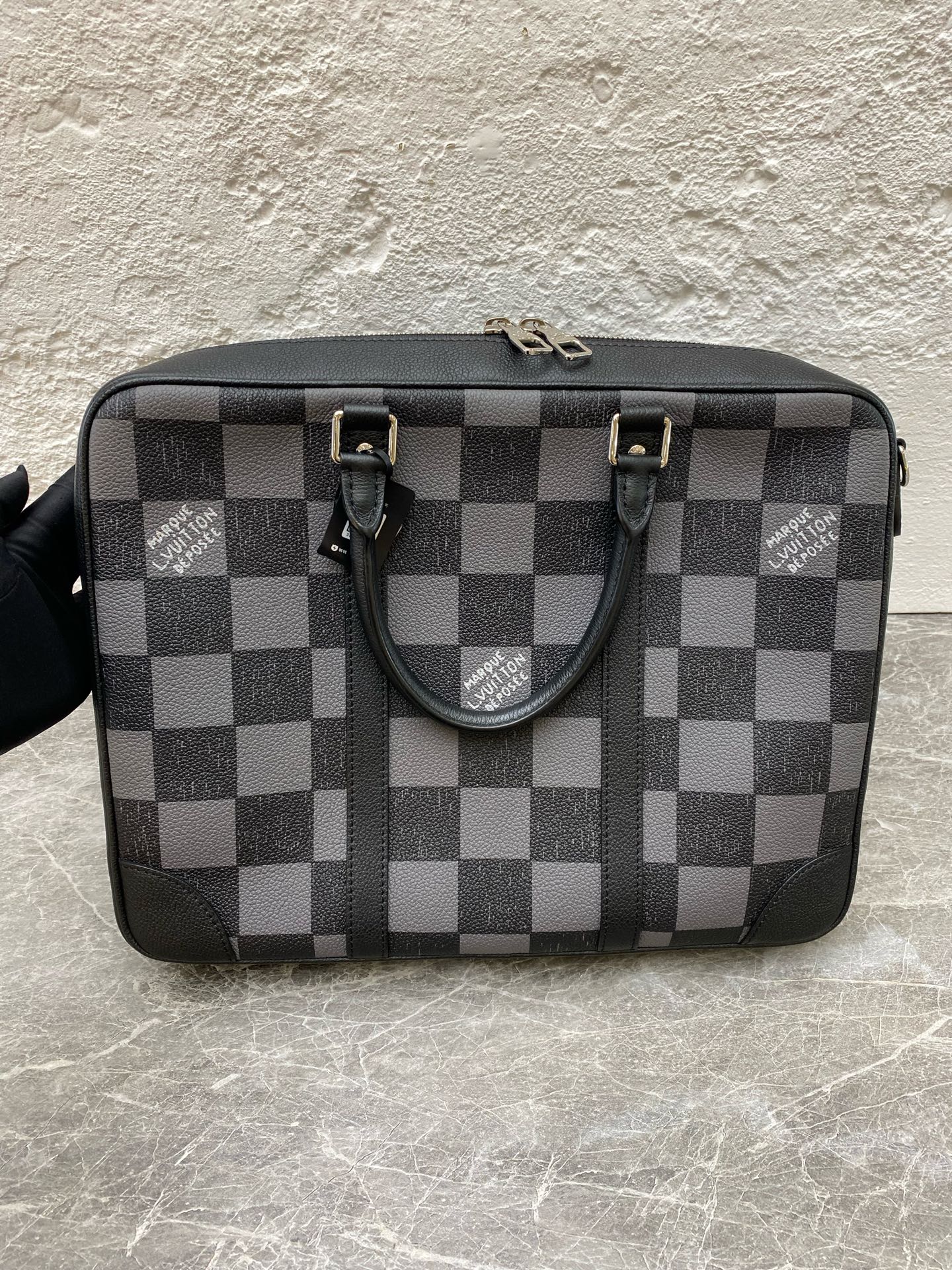 Louis Vuitton Leather Gray
