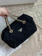 Prada Alcantara Satchel