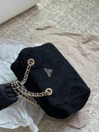 Prada Alcantara Satchel