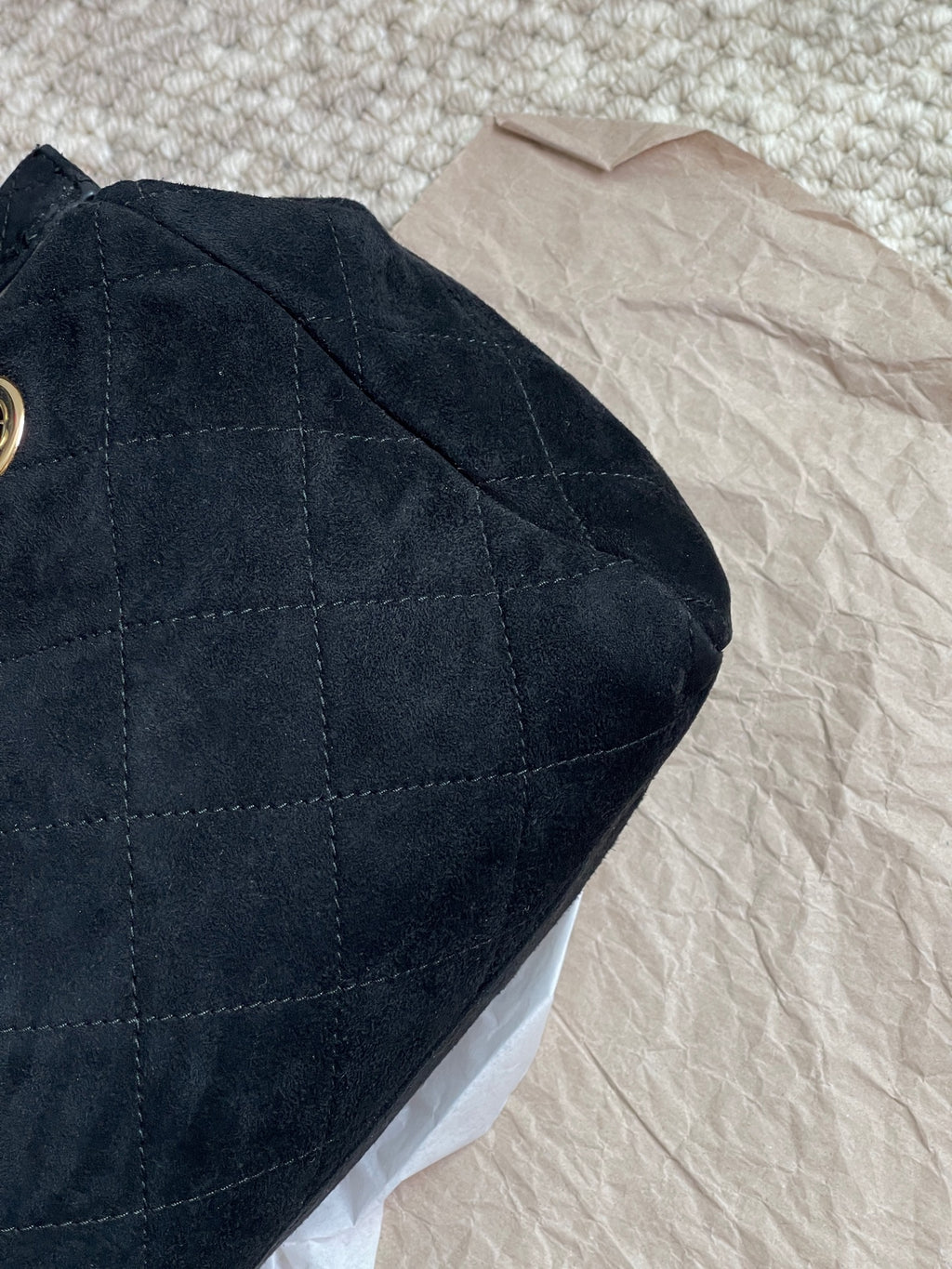 Prada Alcantara Satchel
