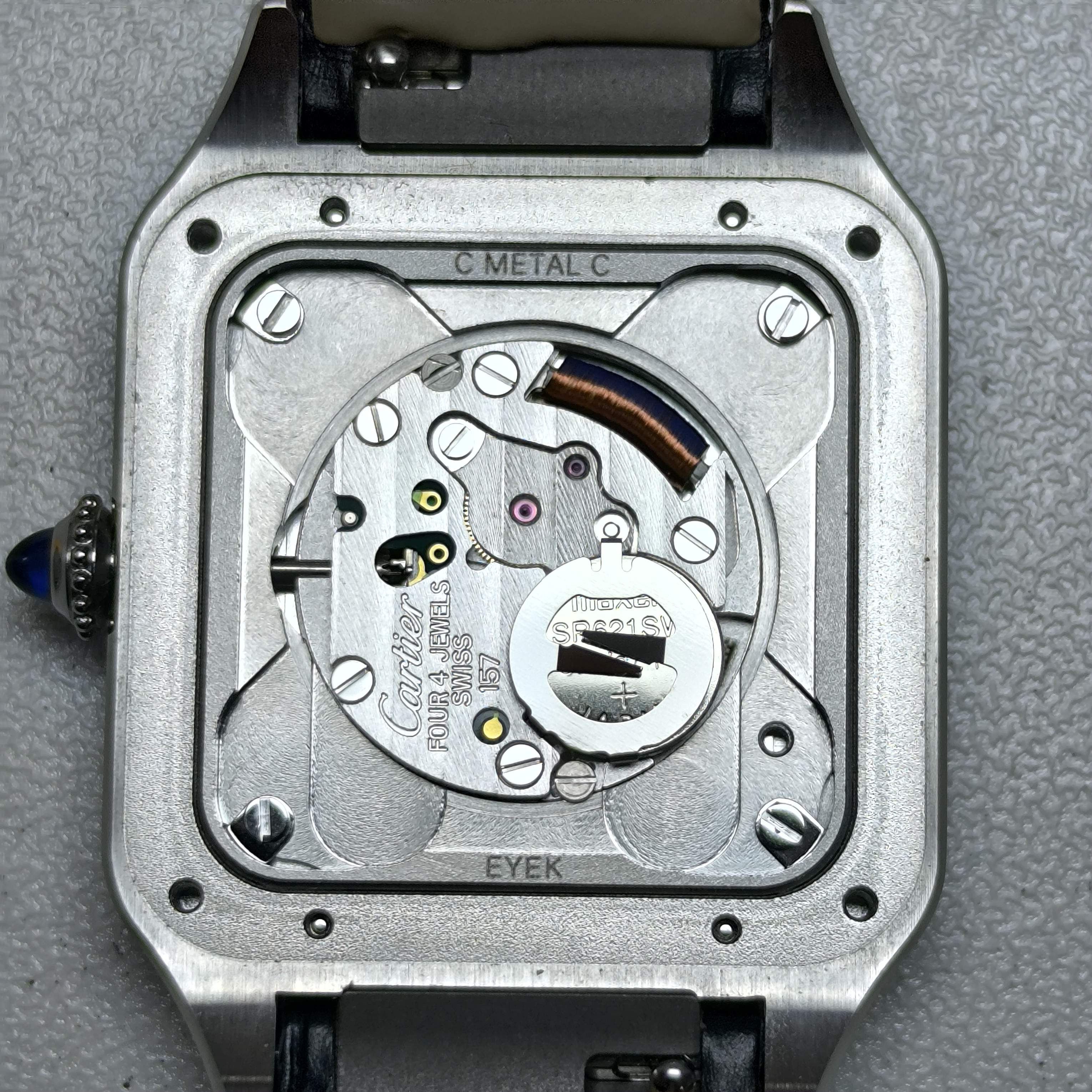 Cartier Santos-Dumont watch 38 x 27.5mm WSSA0086