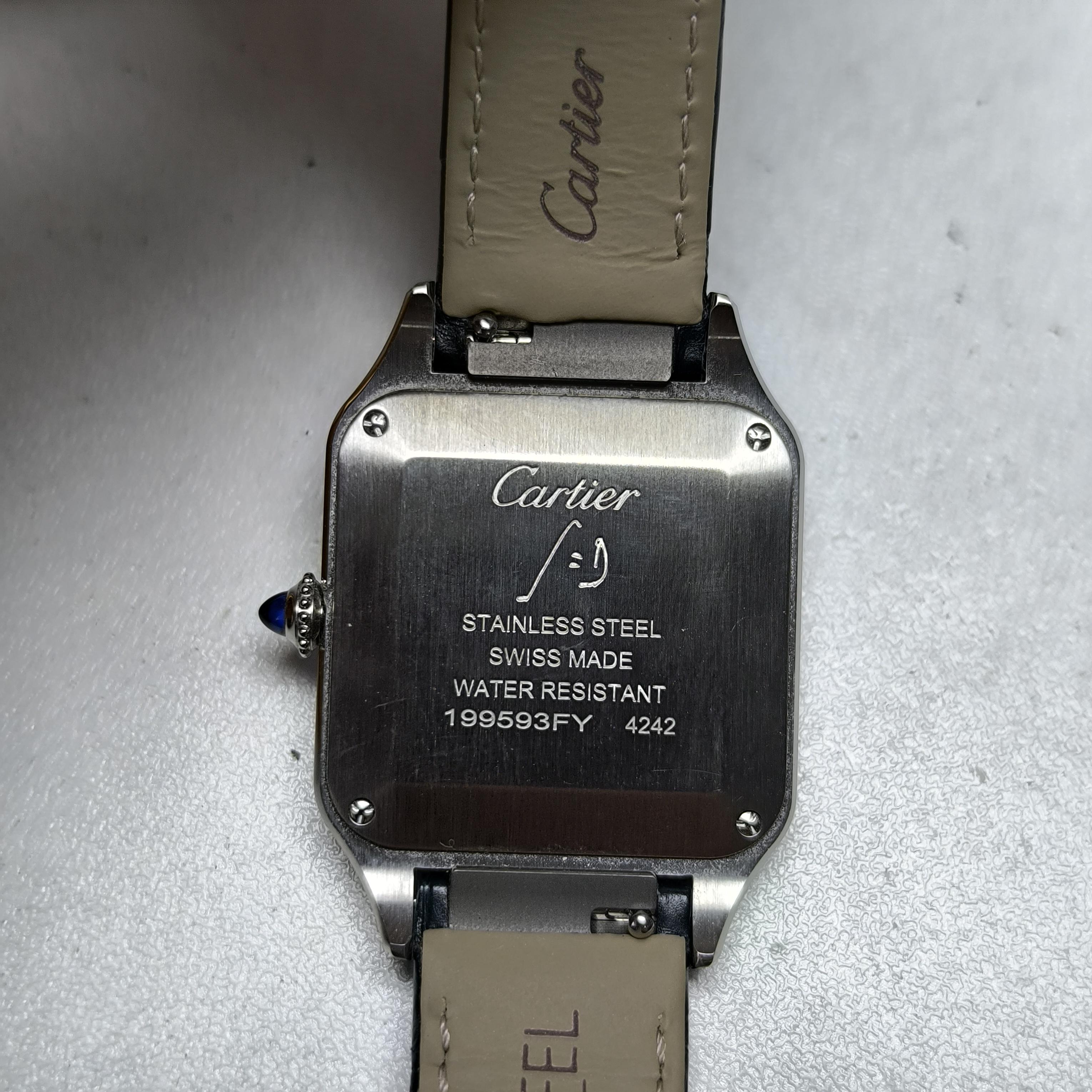 Cartier Santos-Dumont watch 38 x 27.5mm WSSA0086