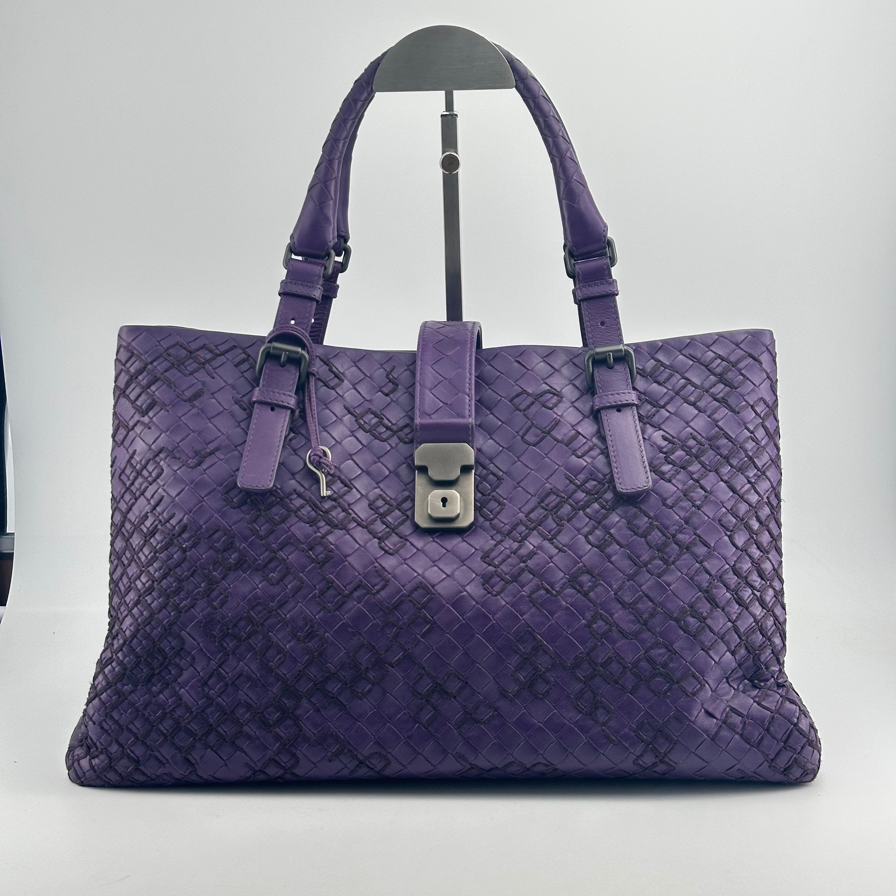 Bottega Veneta Purple Satchel 171265-VQ130-4217