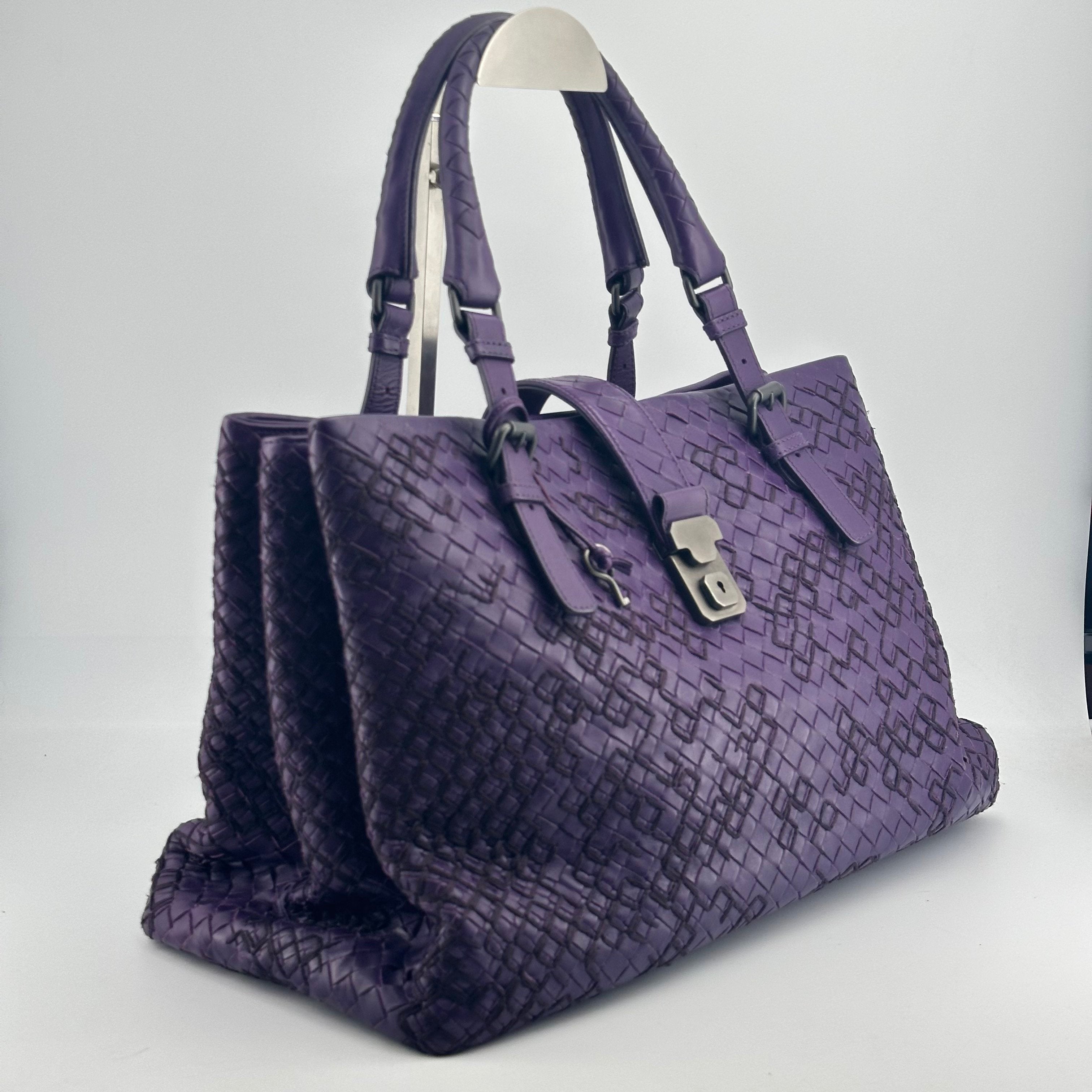 Bottega Veneta Purple Satchel 171265-VQ130-4217