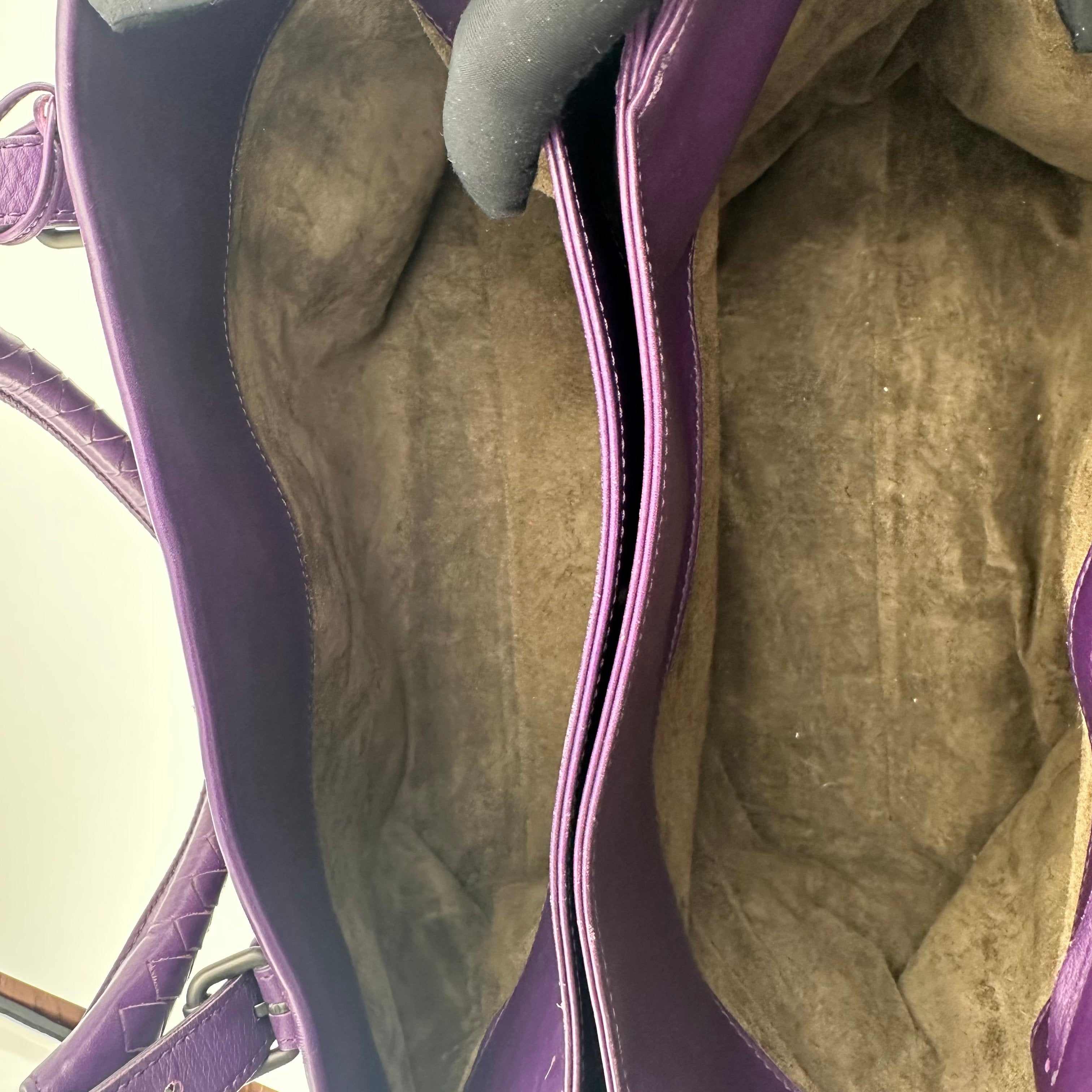 Bottega Veneta Purple Satchel 171265-VQ130-4217