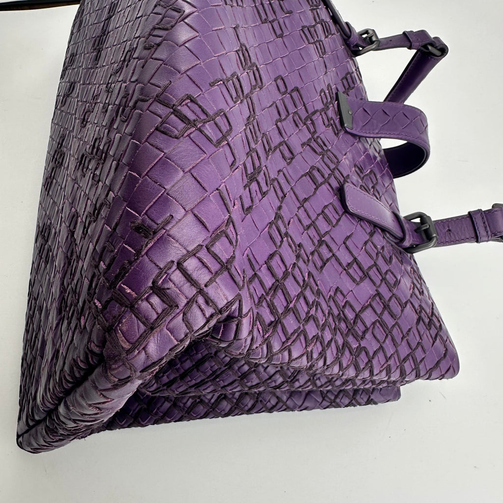 Bottega Veneta Purple Satchel 171265-VQ130-4217