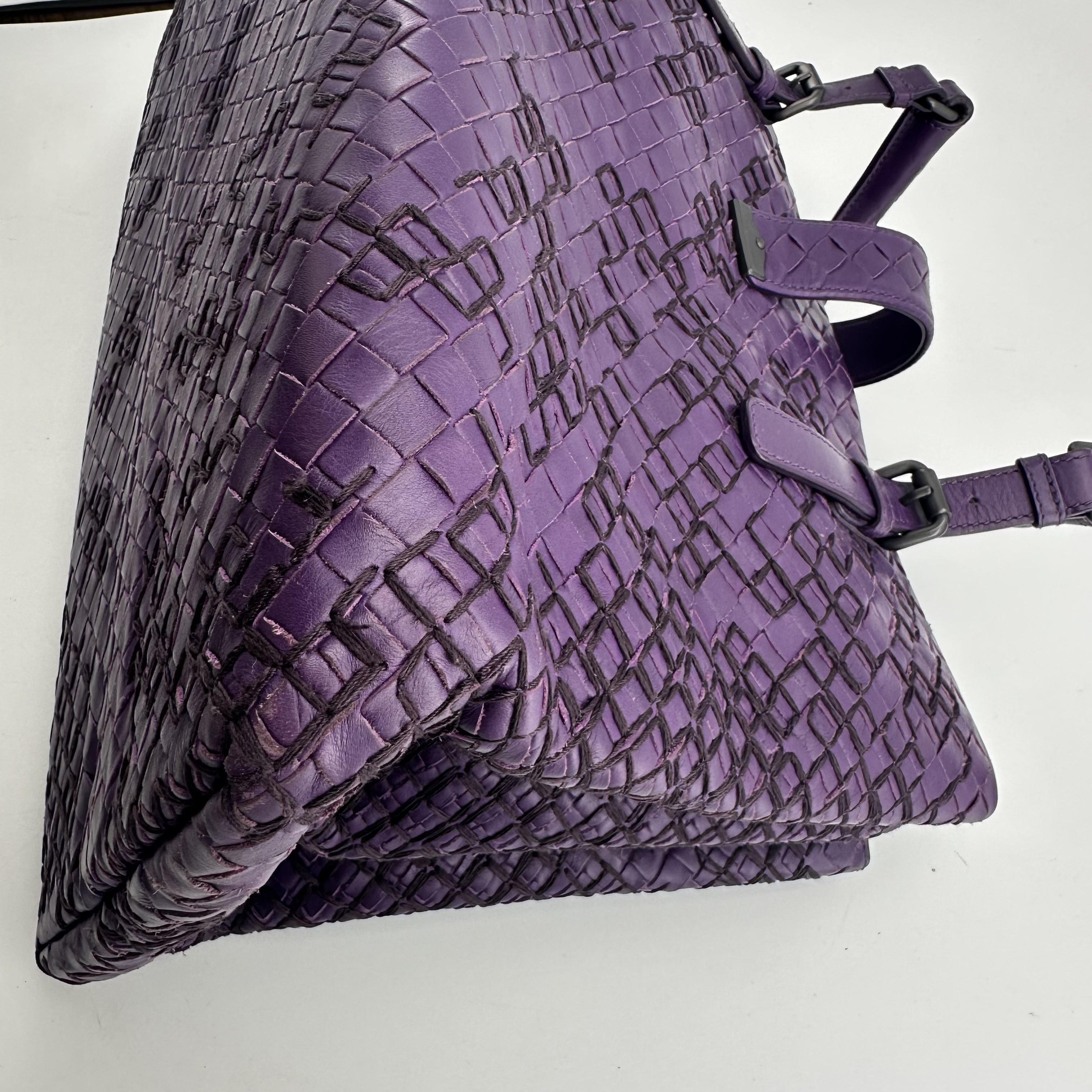 Bottega Veneta Purple Satchel 171265-VQ130-4217