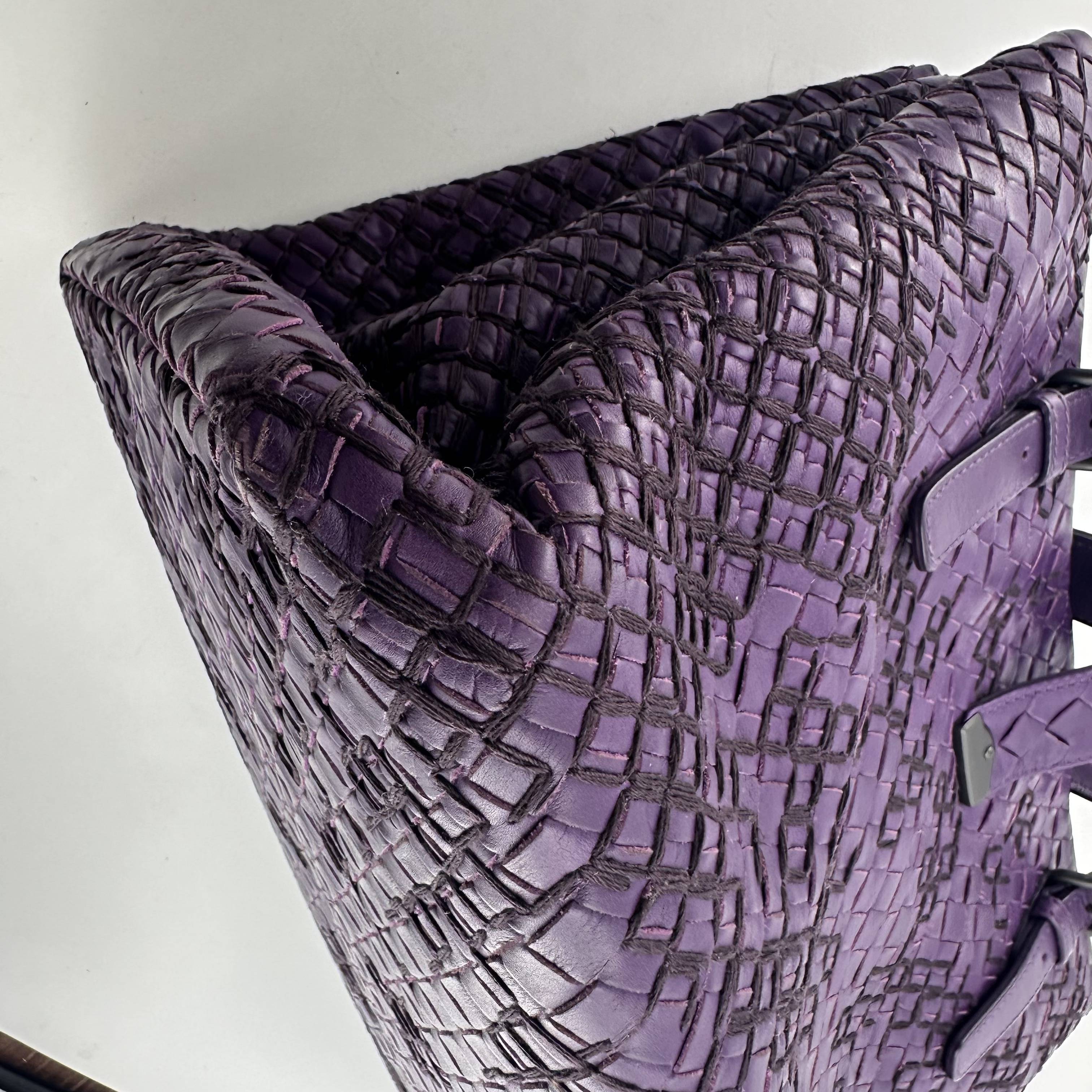 Bottega Veneta Purple Satchel 171265-VQ130-4217