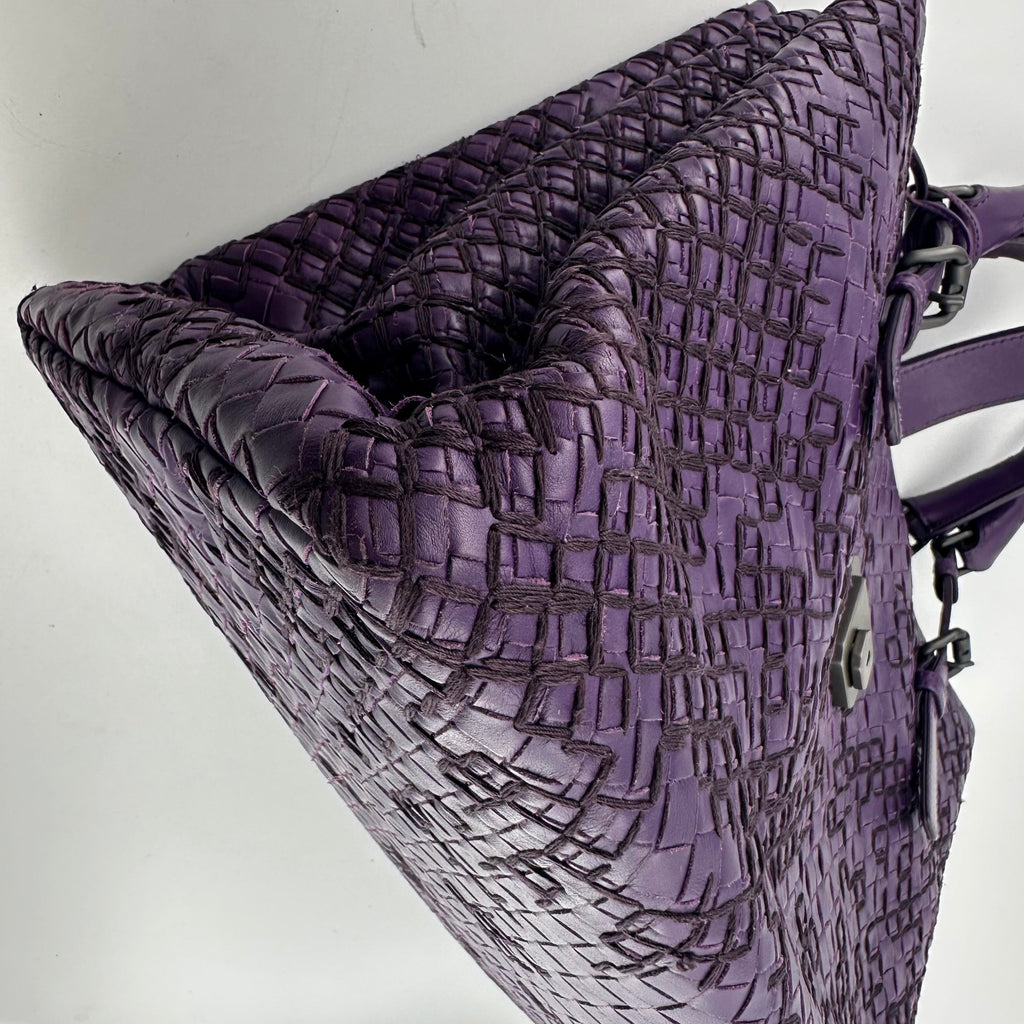 Bottega Veneta Purple Satchel 171265-VQ130-4217