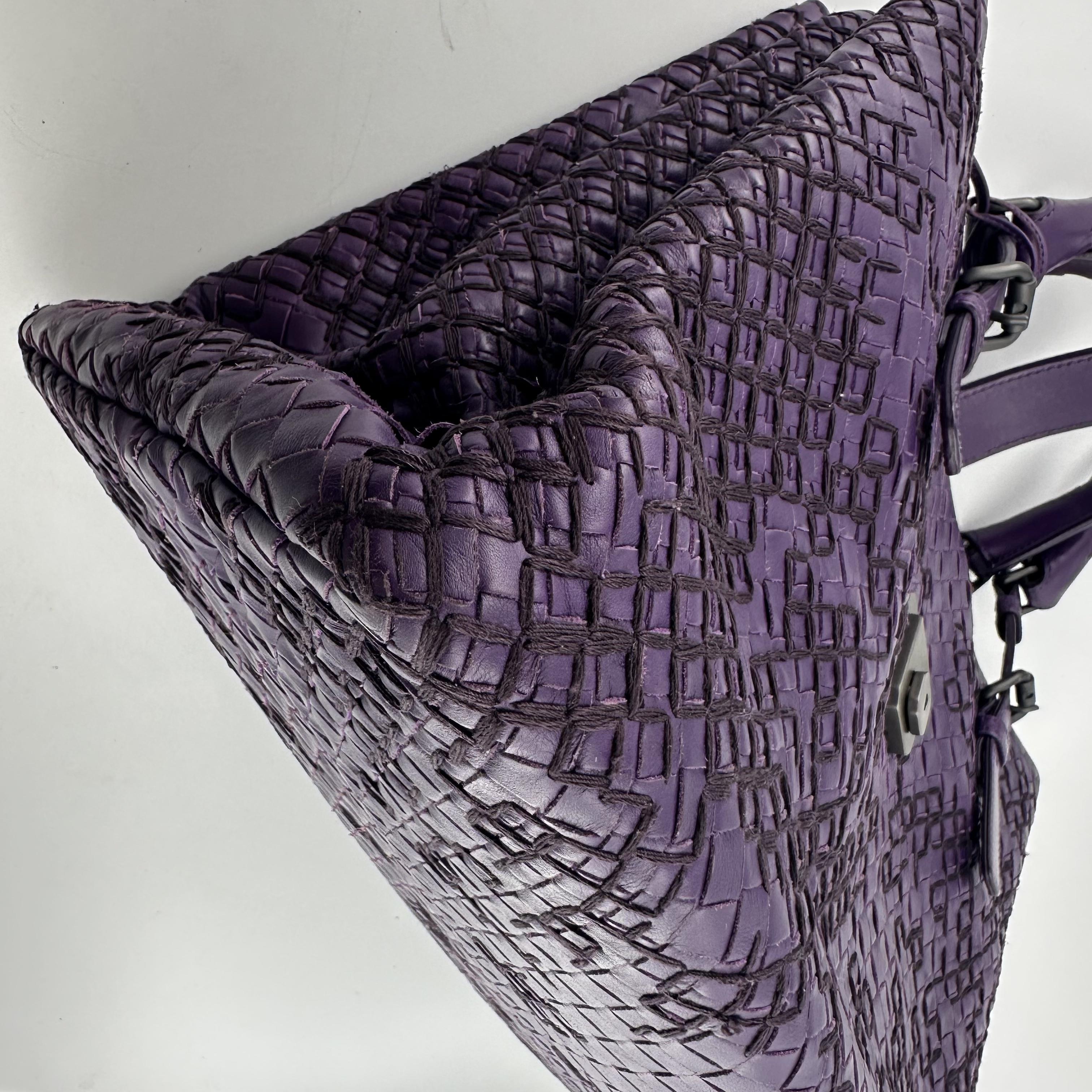 Bottega Veneta Purple Satchel 171265-VQ130-4217