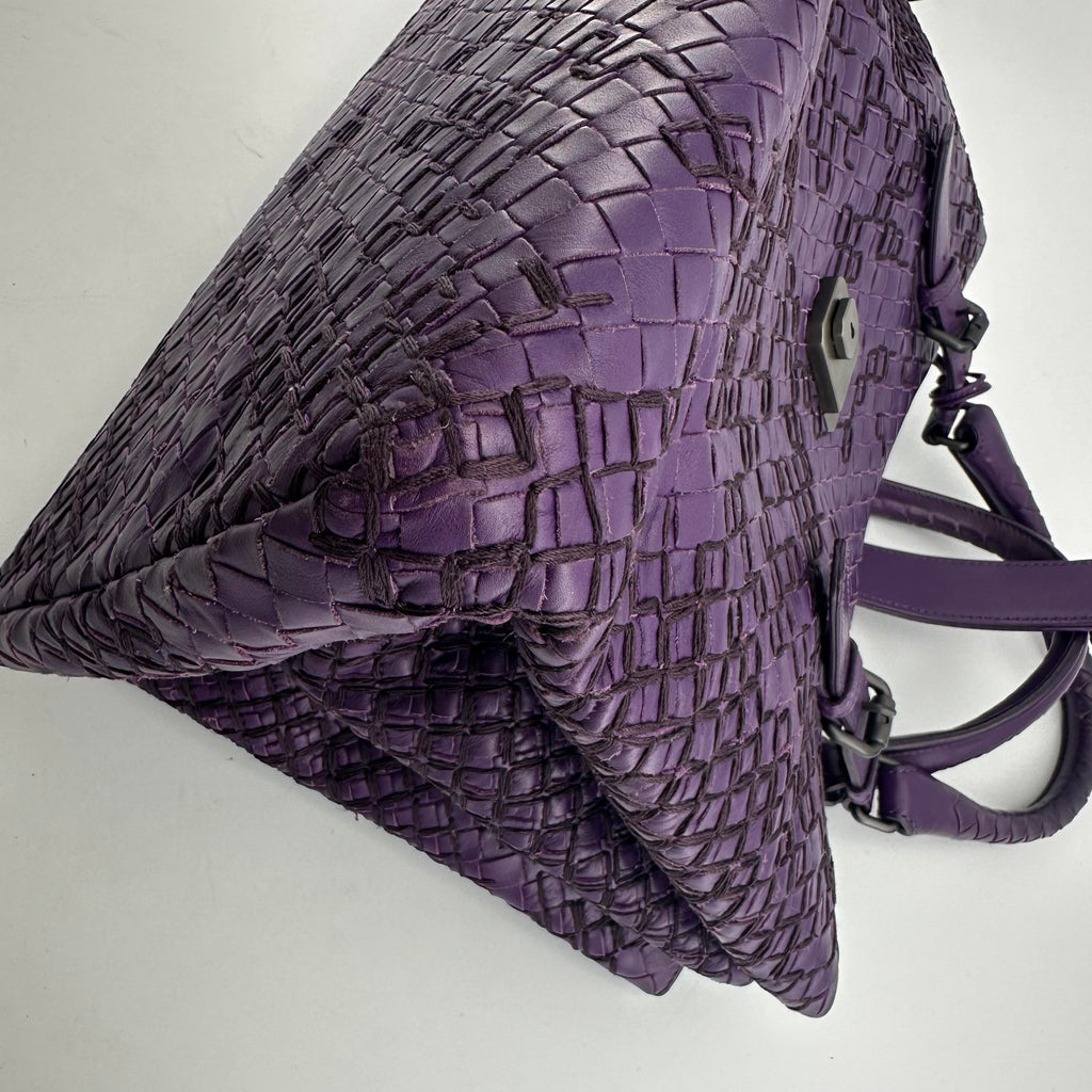 Bottega Veneta Purple Satchel 171265-VQ130-4217