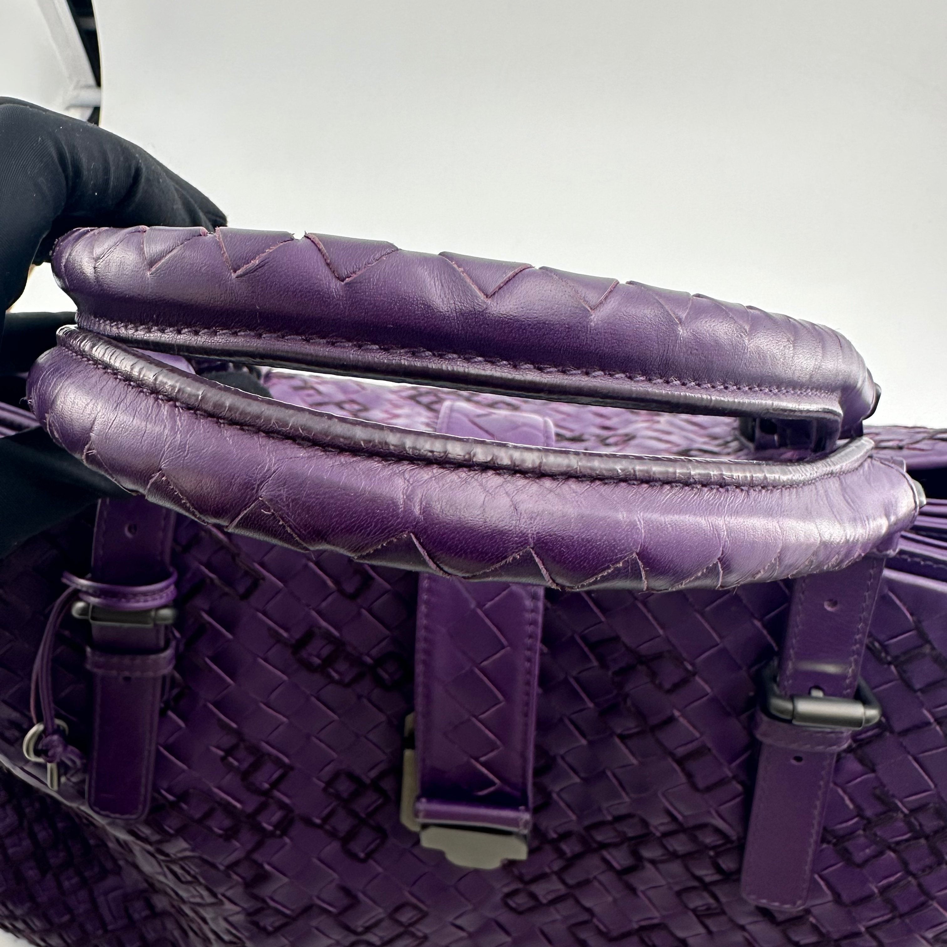 Bottega Veneta Purple Satchel 171265-VQ130-4217