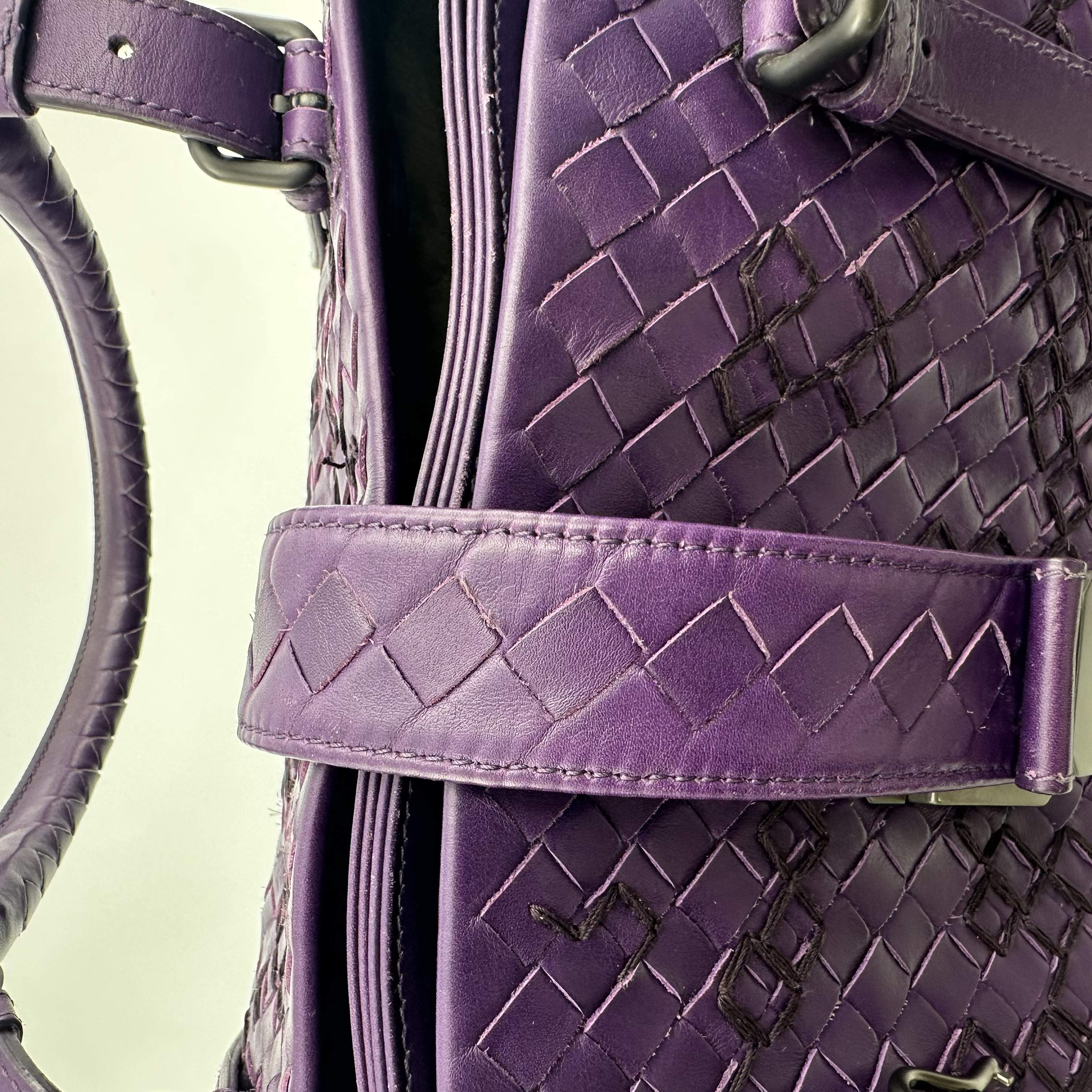 Bottega Veneta Purple Satchel 171265-VQ130-4217