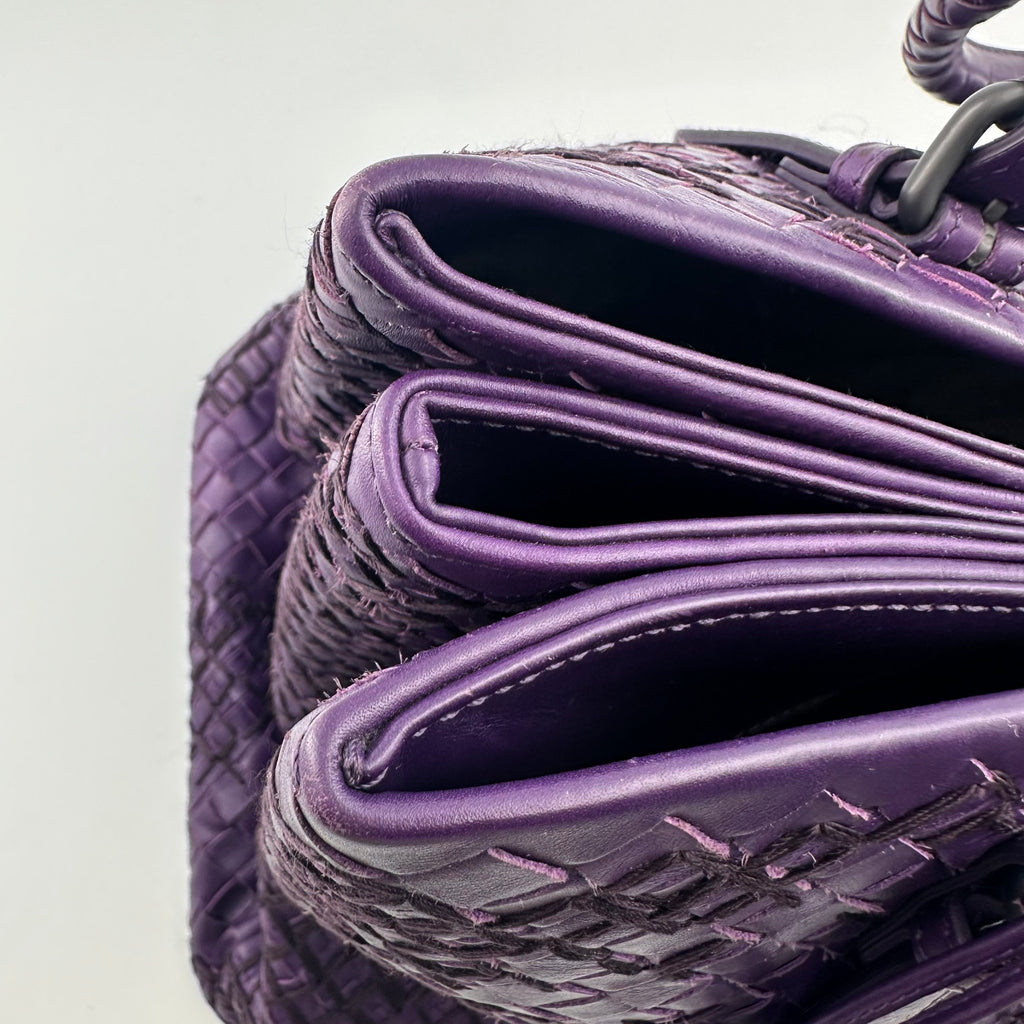 Bottega Veneta Purple Satchel 171265-VQ130-4217
