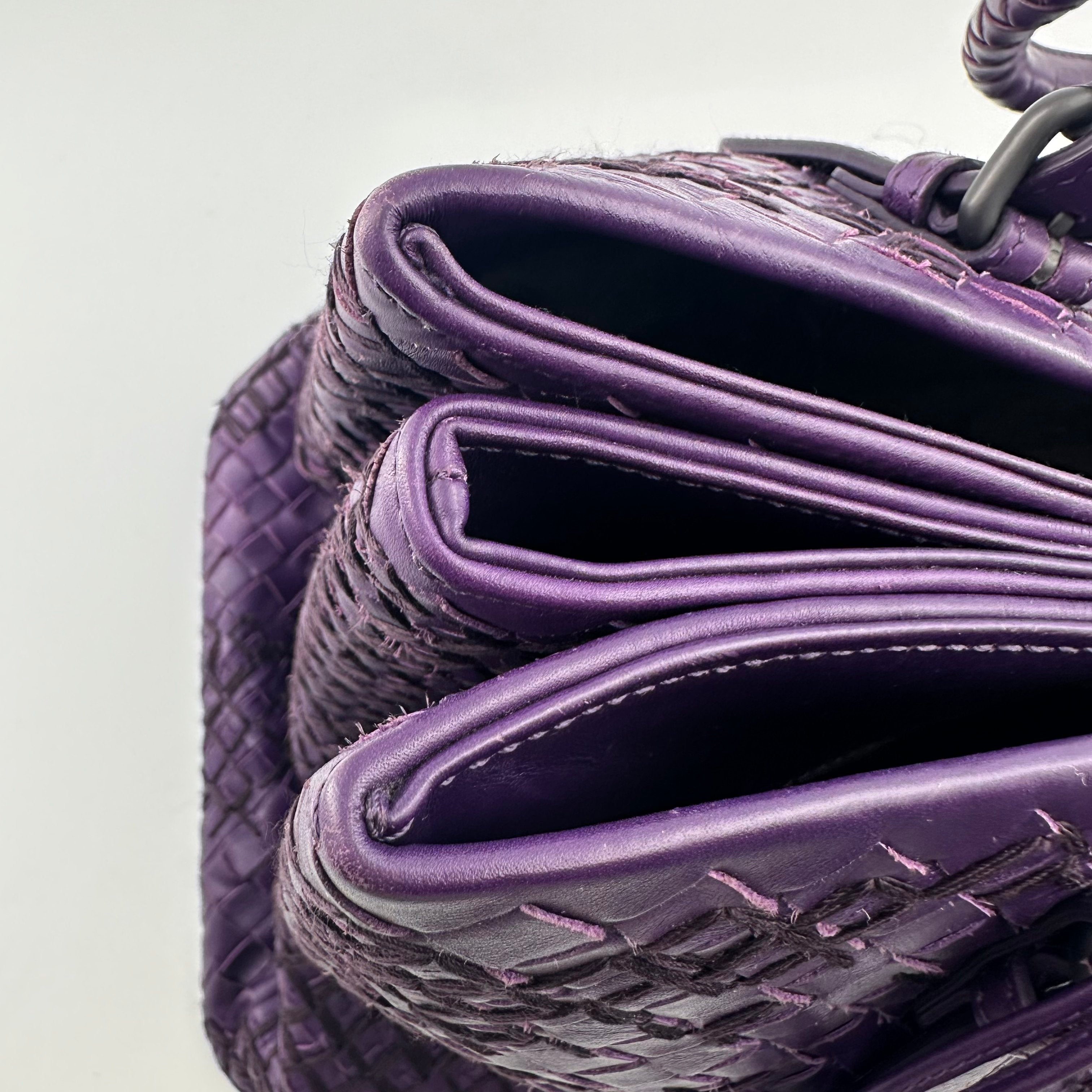 Bottega Veneta Purple Satchel 171265-VQ130-4217