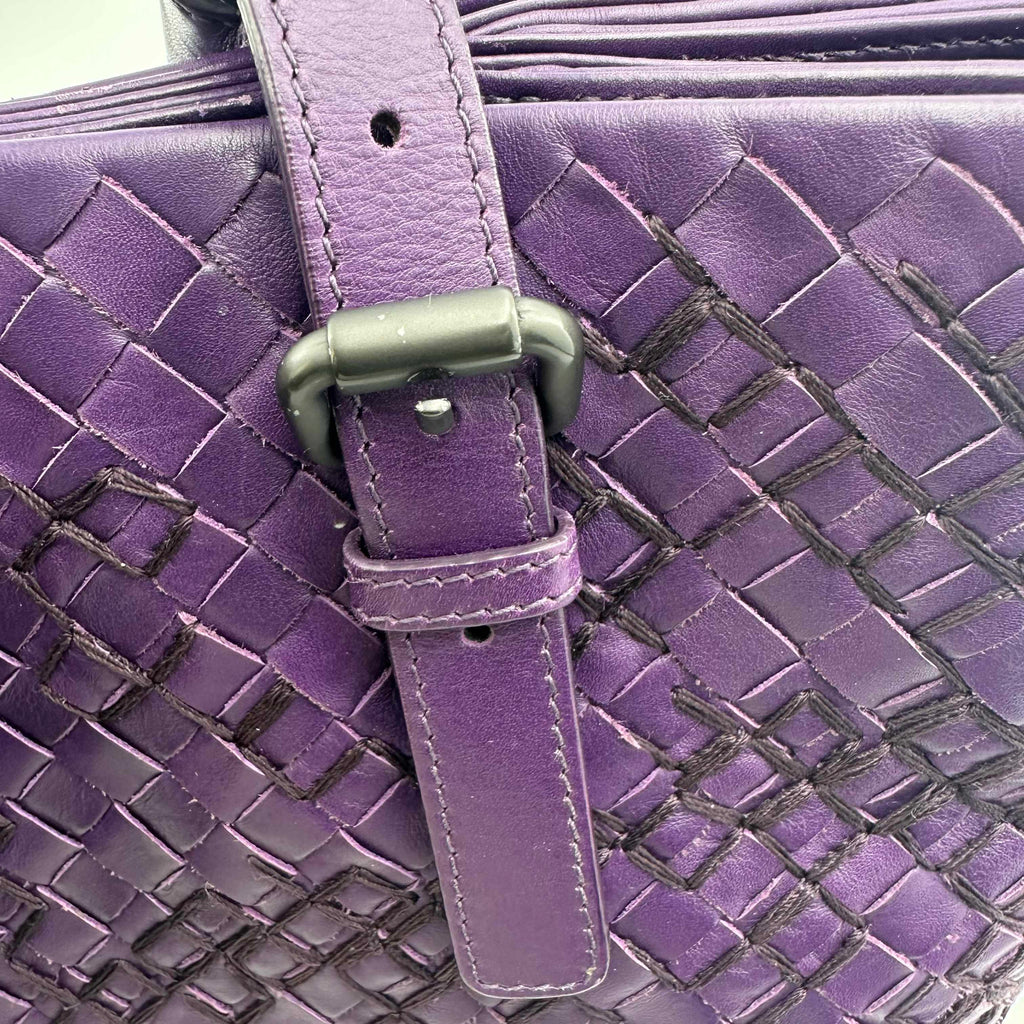 Bottega Veneta Purple Satchel 171265-VQ130-4217