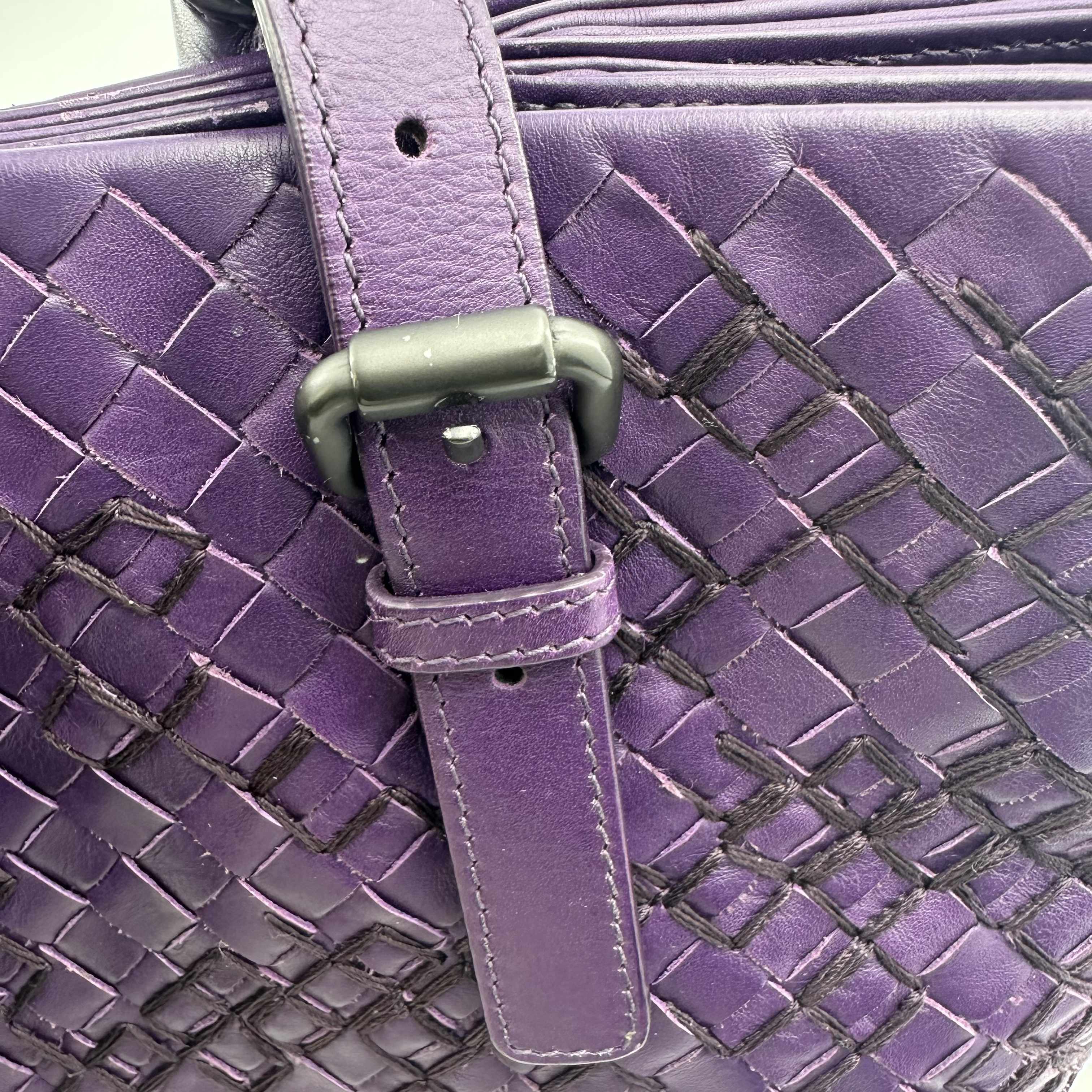 Bottega Veneta Purple Satchel 171265-VQ130-4217