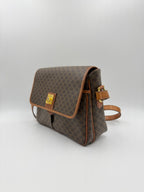 Celine Leather Brown Messenger Bag