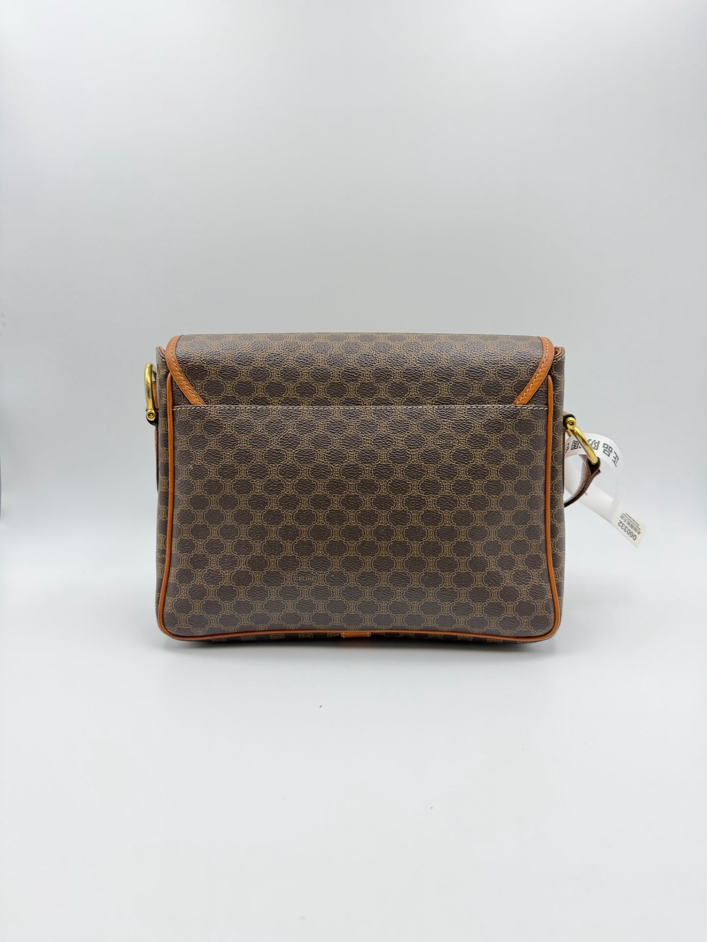 Celine Leather Brown Messenger Bag