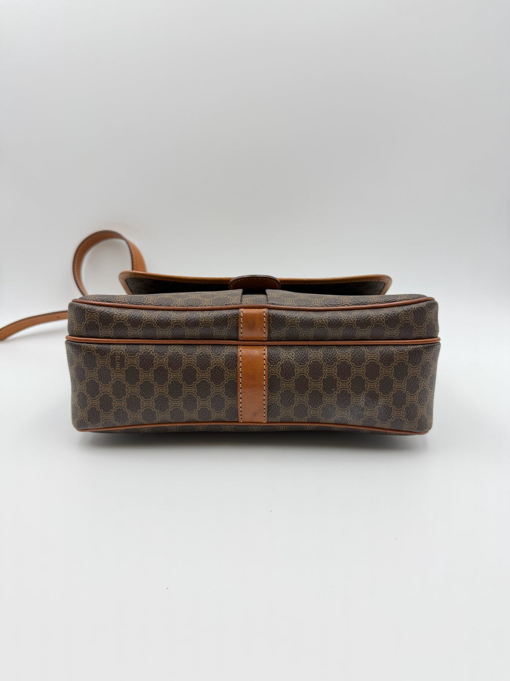 Celine Leather Brown Messenger Bag