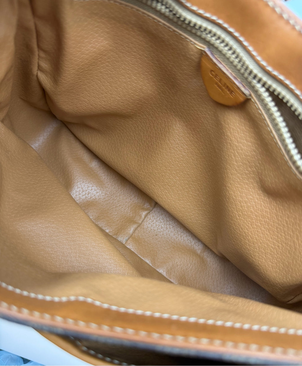 Celine Leather Brown Messenger Bag