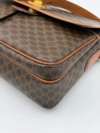 Celine Leather Brown Messenger Bag