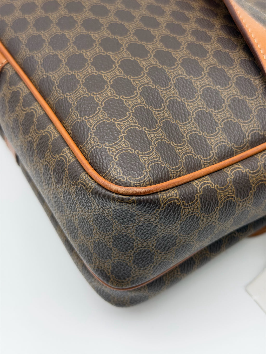 Celine Leather Brown Messenger Bag