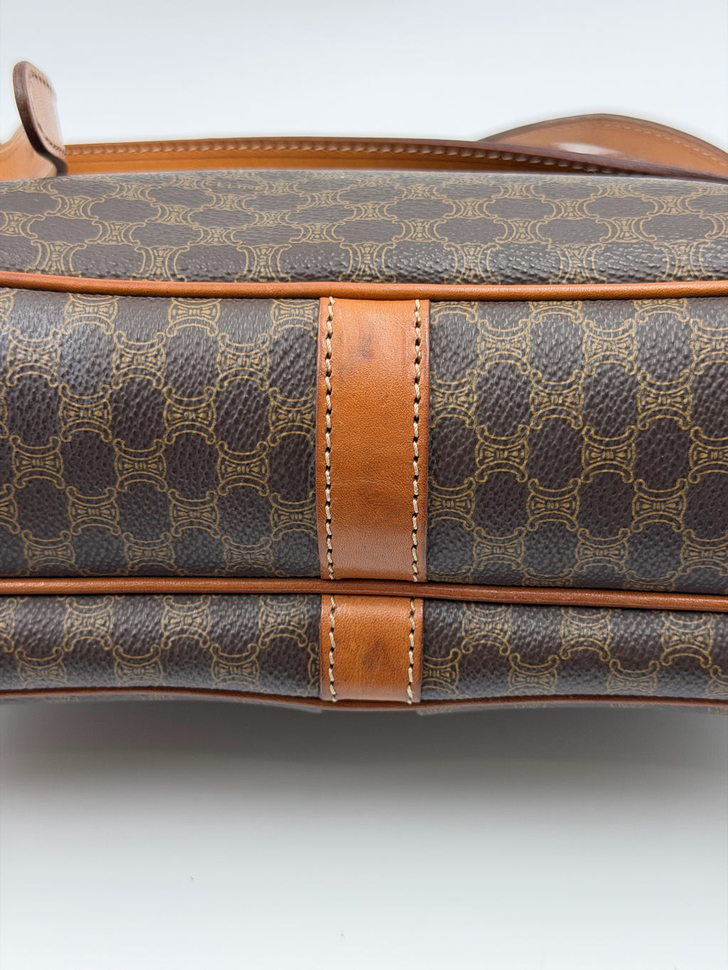 Celine Leather Brown Messenger Bag