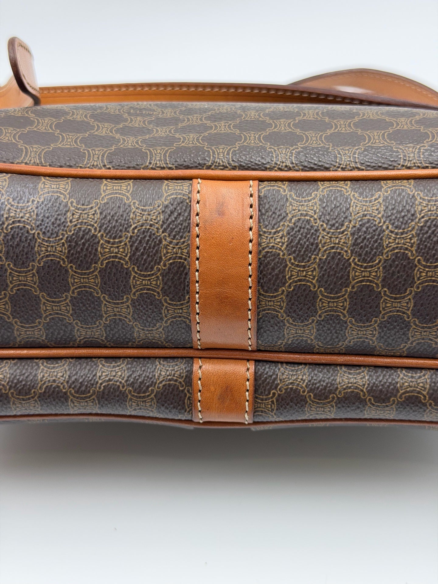 Celine Leather Brown Messenger Bag