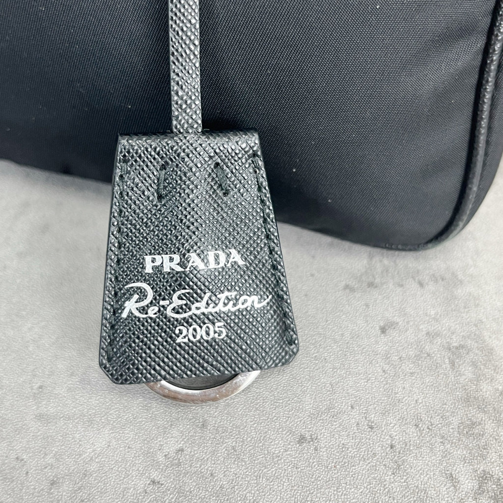 Prada Prada Re-Edition 2005 Re-Nylon Recycled Nylon Mini Handbag Cordura Black 1NE204_R064_F0002