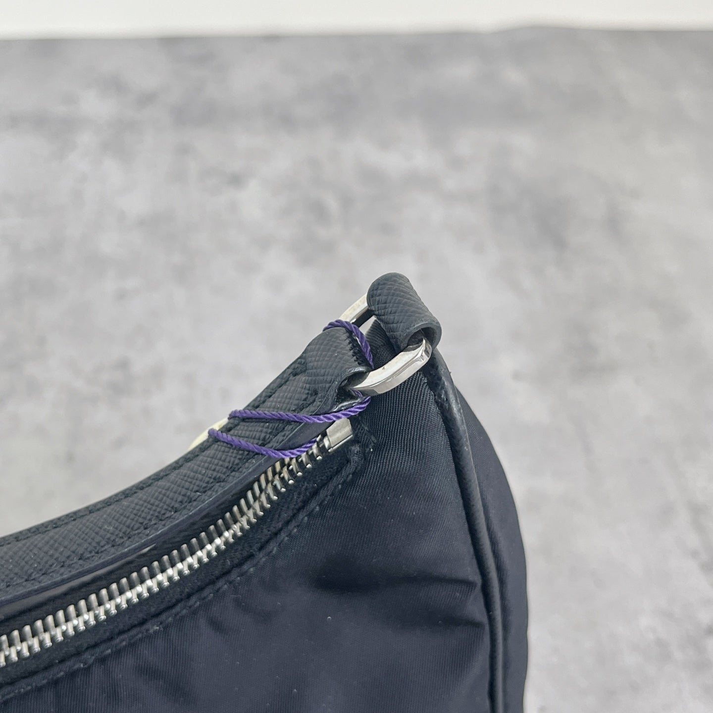 Prada Prada Re-Edition 2005 Re-Nylon Recycled Nylon Mini Handbag Cordura Black 1NE204_R064_F0002