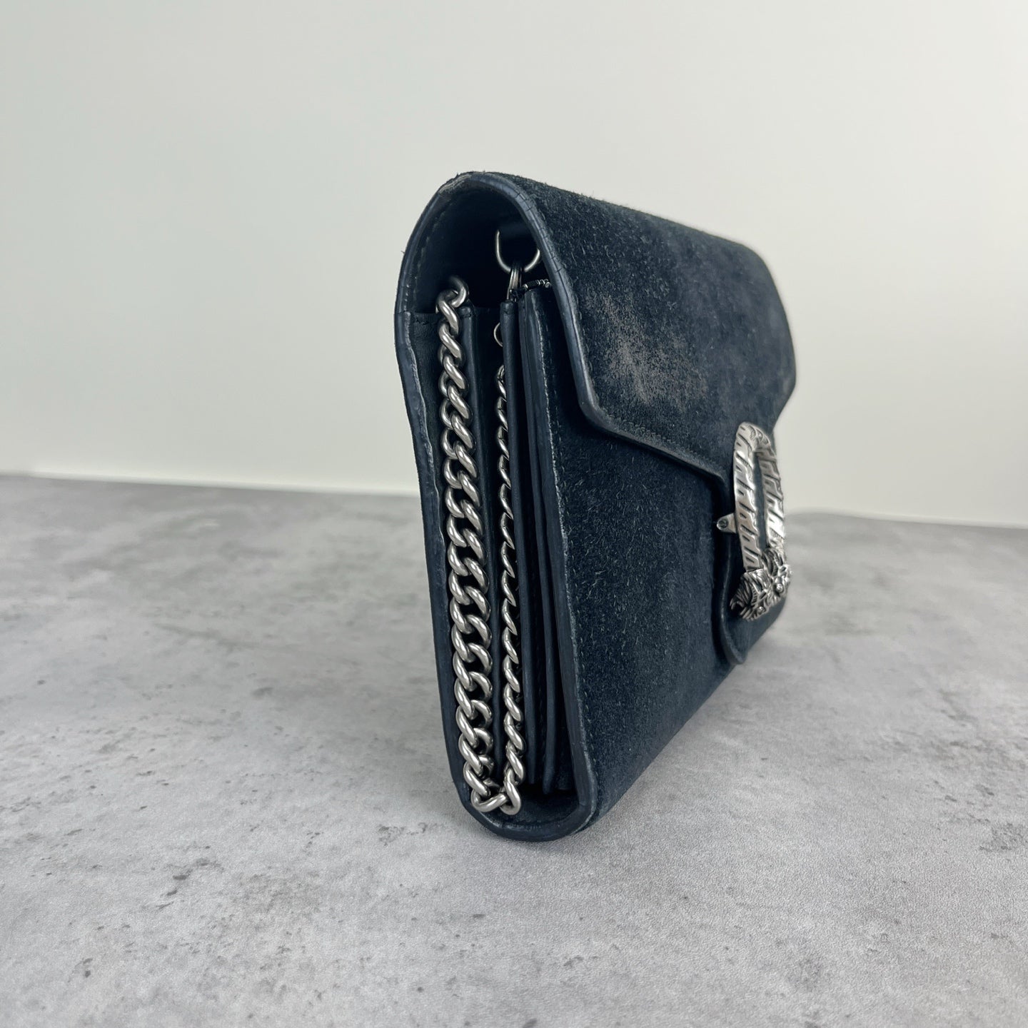 Gucci Alcantara Black