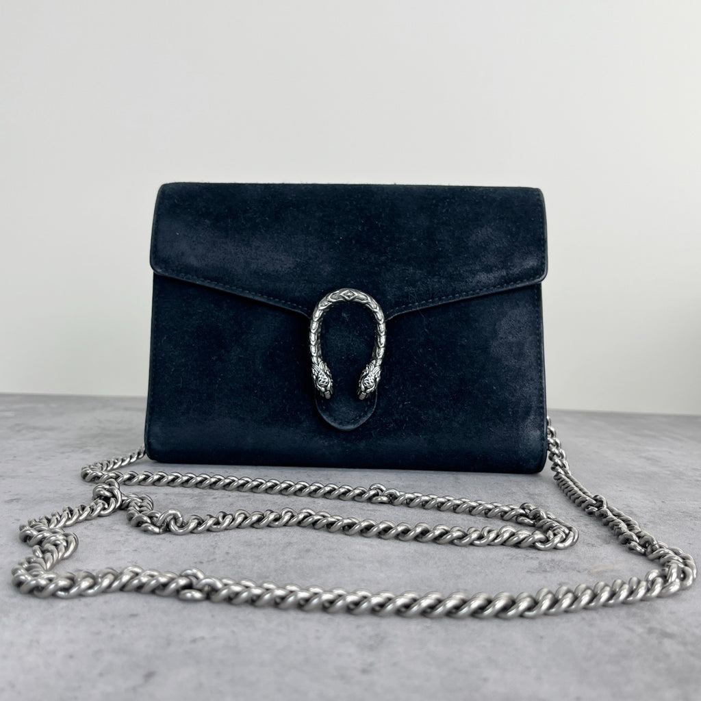 Gucci Alcantara Black