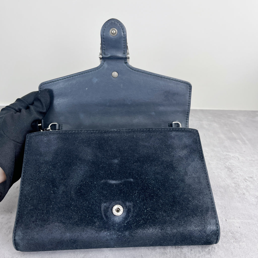 Gucci Alcantara Black