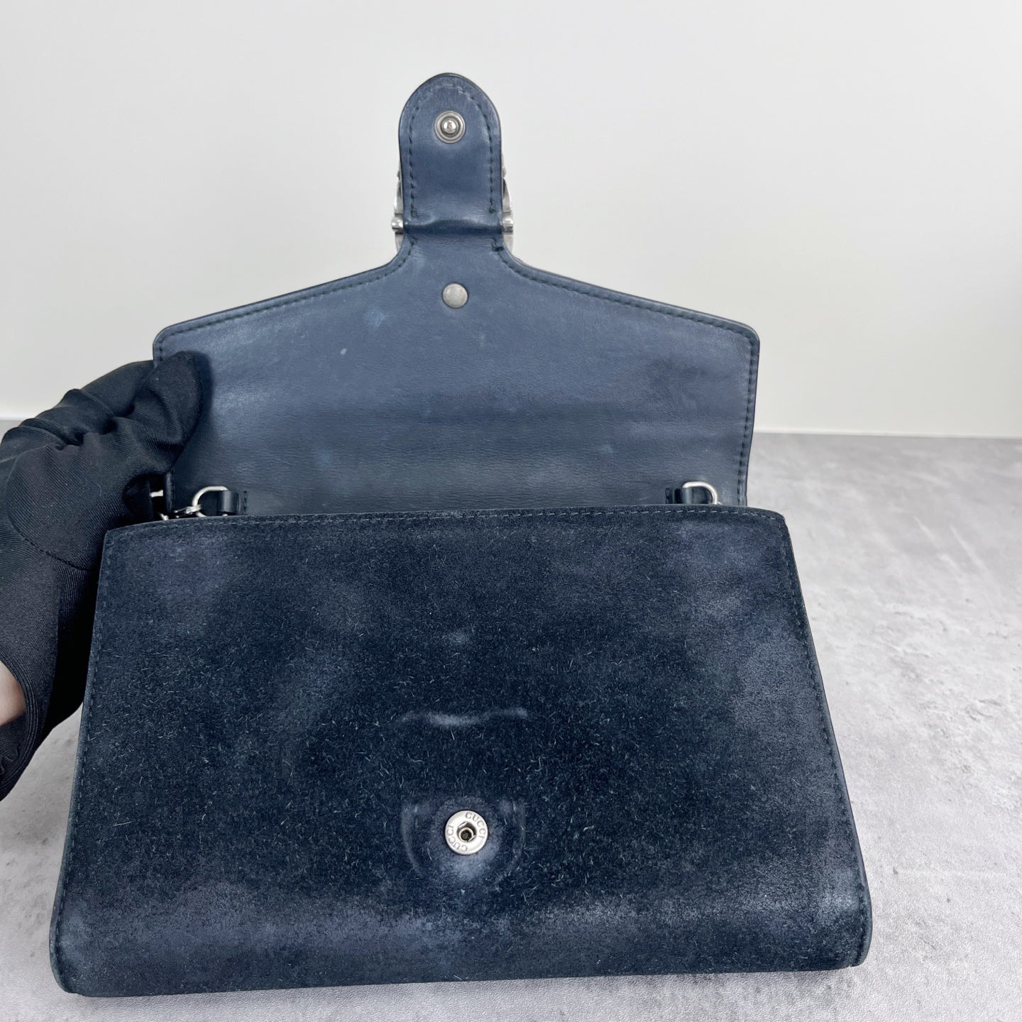 Gucci Alcantara Black