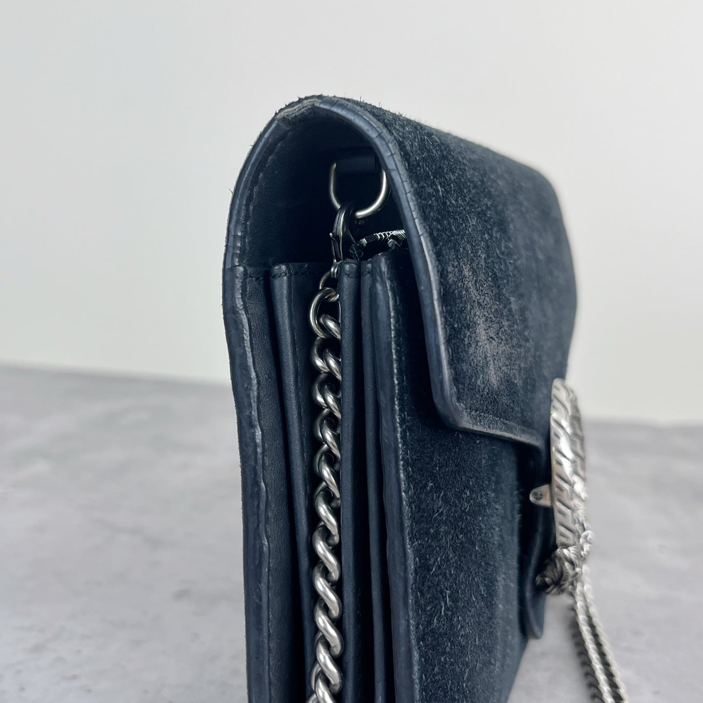Gucci Alcantara Black
