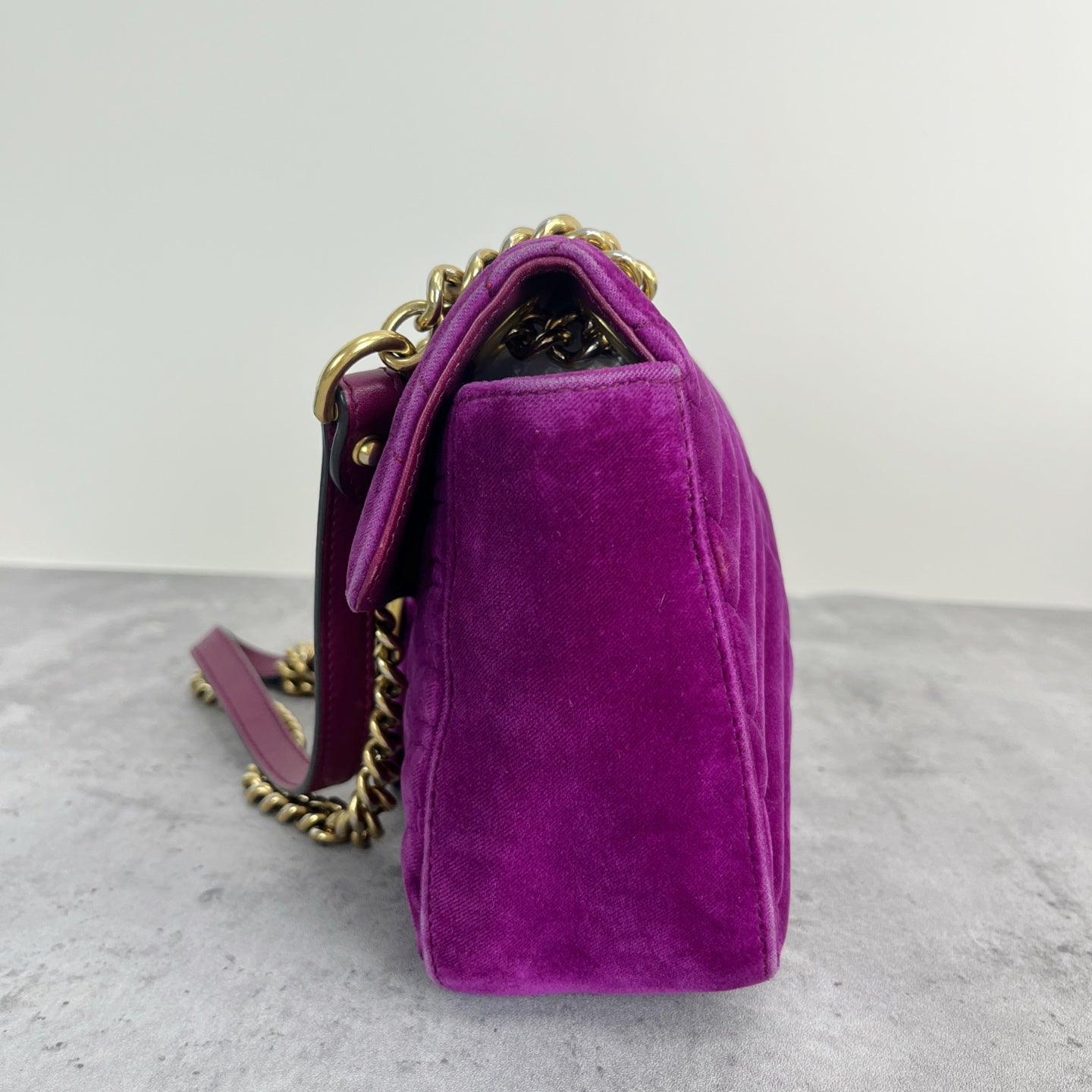 Gucci GG MARMONT Velvet Purple 446744-K4D2T-5671