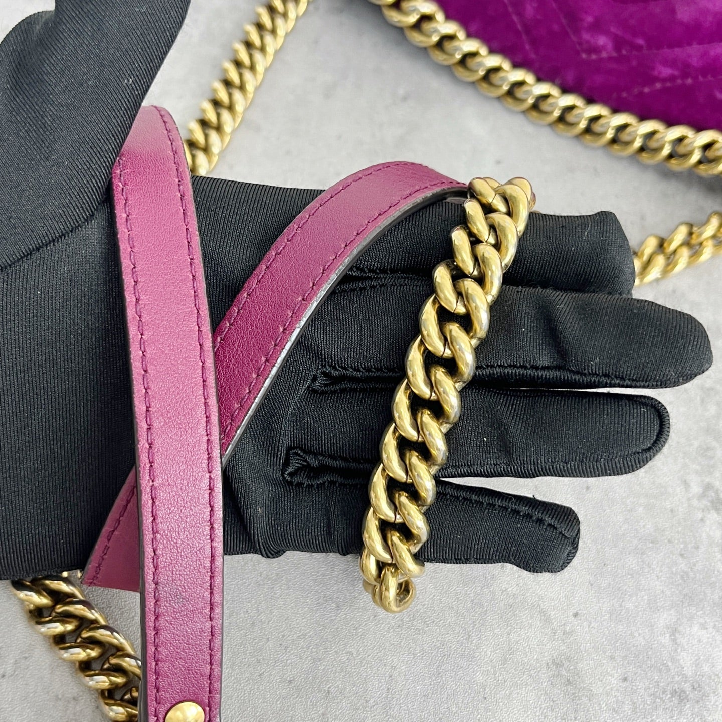 Gucci GG MARMONT Velvet Purple 446744-K4D2T-5671