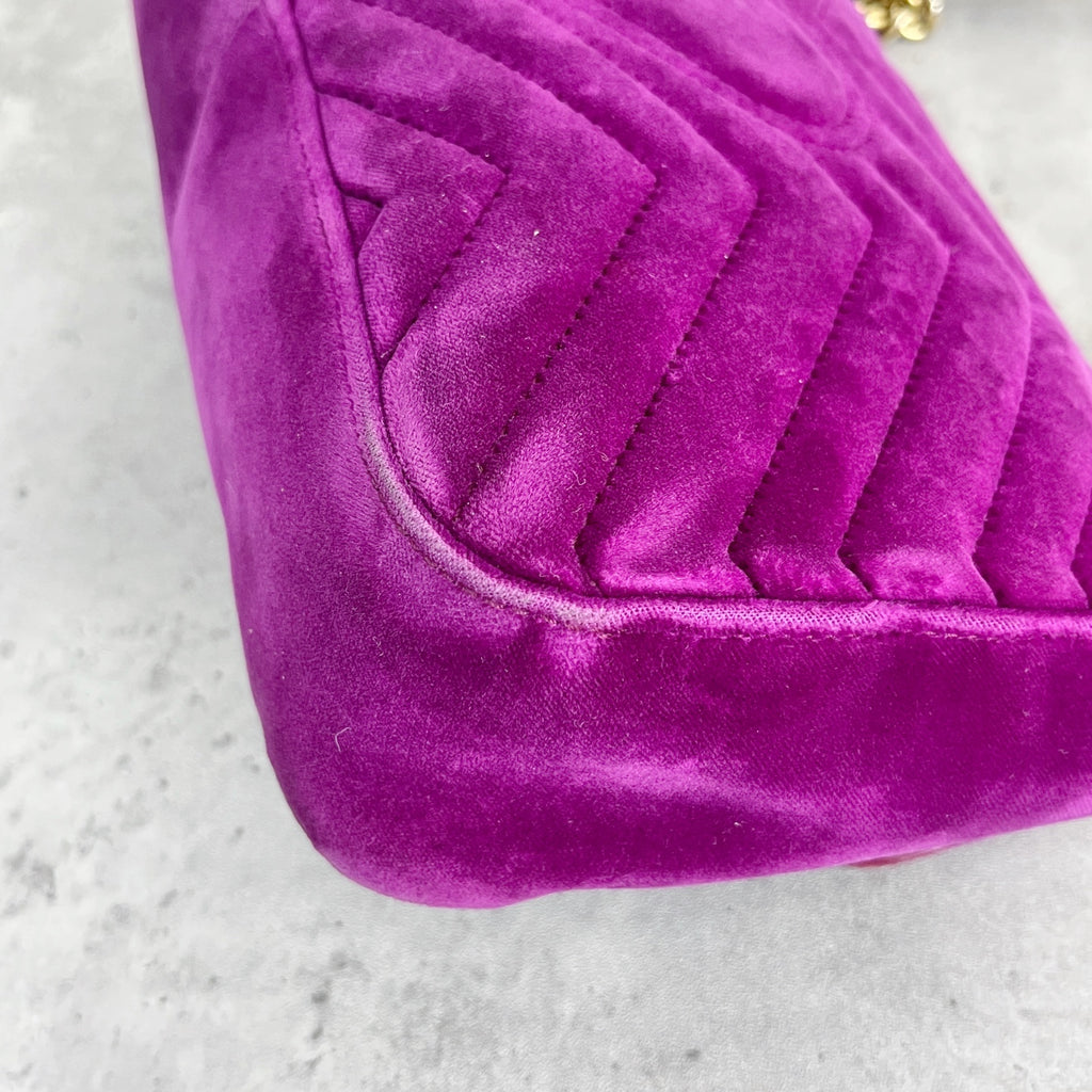 Gucci GG MARMONT Velvet Purple 446744-K4D2T-5671