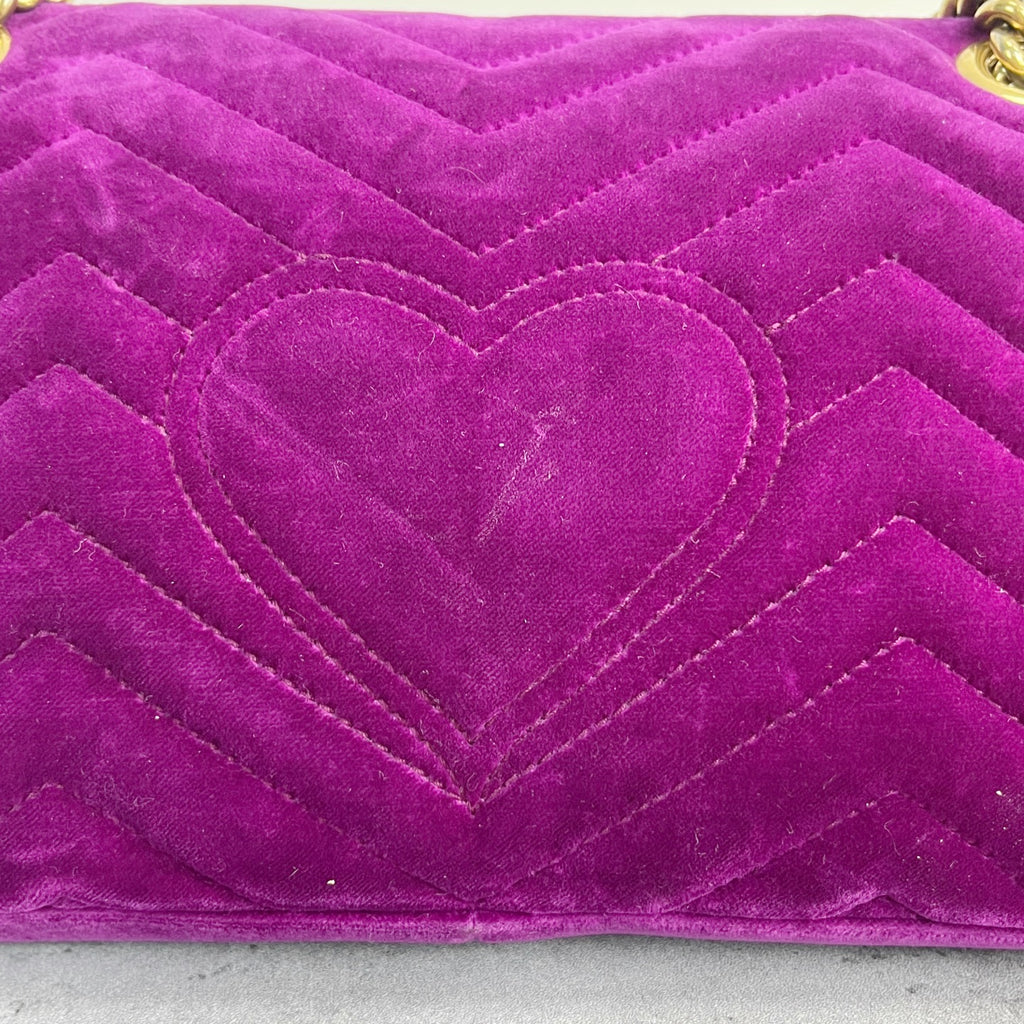 Gucci GG MARMONT Velvet Purple 446744-K4D2T-5671