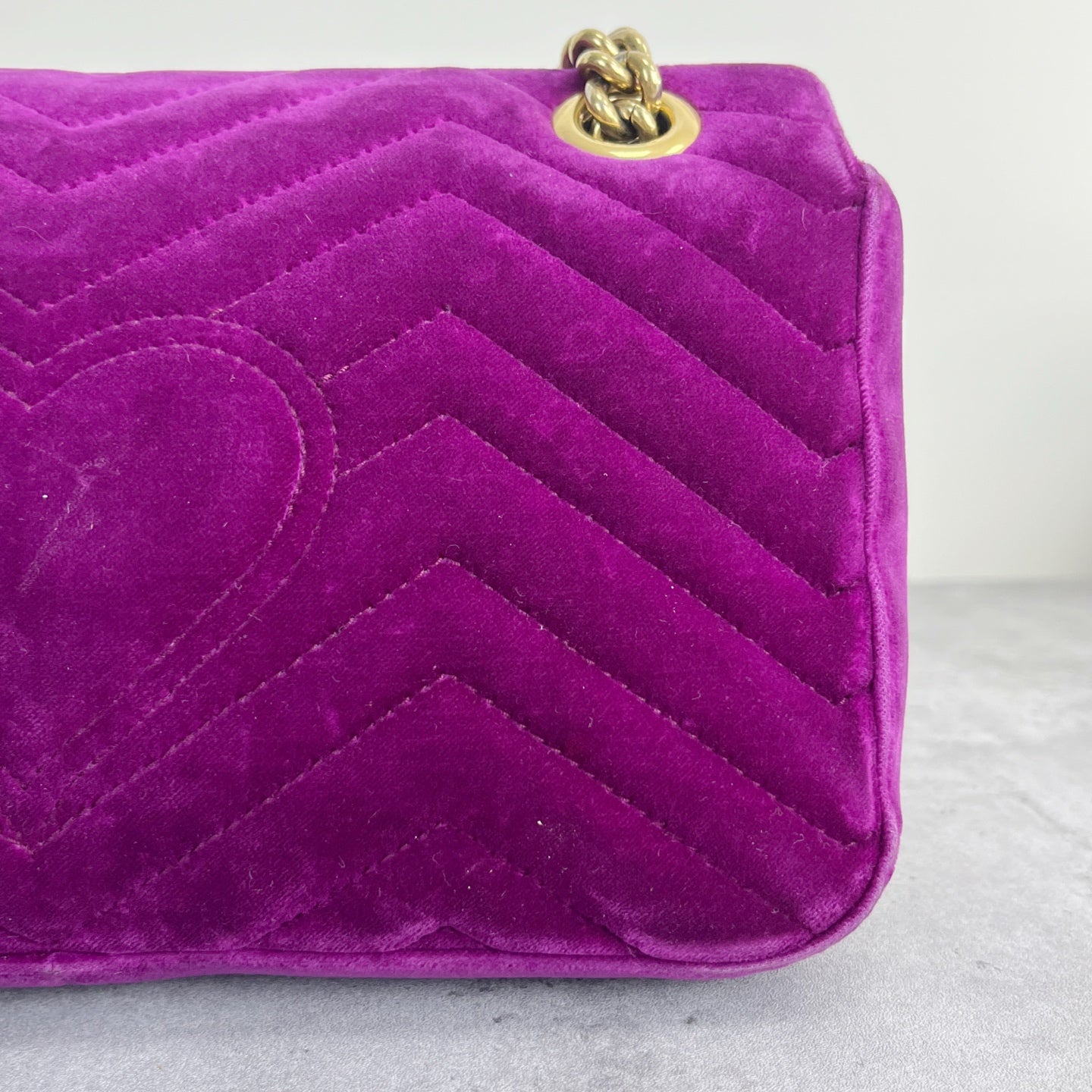 Gucci GG MARMONT Velvet Purple 446744-K4D2T-5671