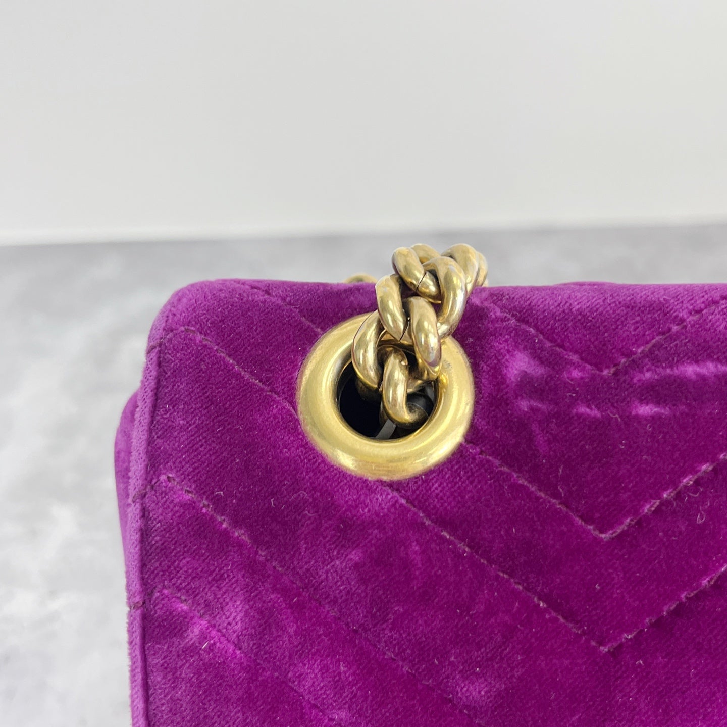 Gucci GG MARMONT Velvet Purple 446744-K4D2T-5671