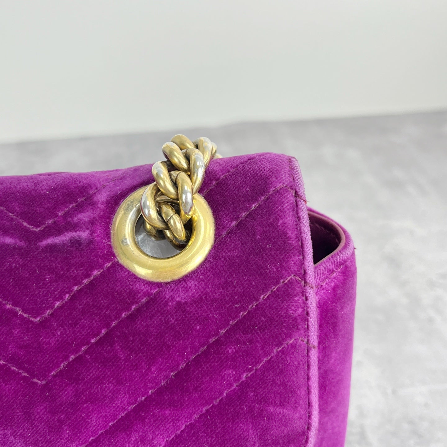 Gucci GG MARMONT Velvet Purple 446744-K4D2T-5671
