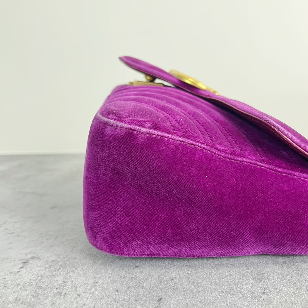 Gucci GG MARMONT Velvet Purple 446744-K4D2T-5671