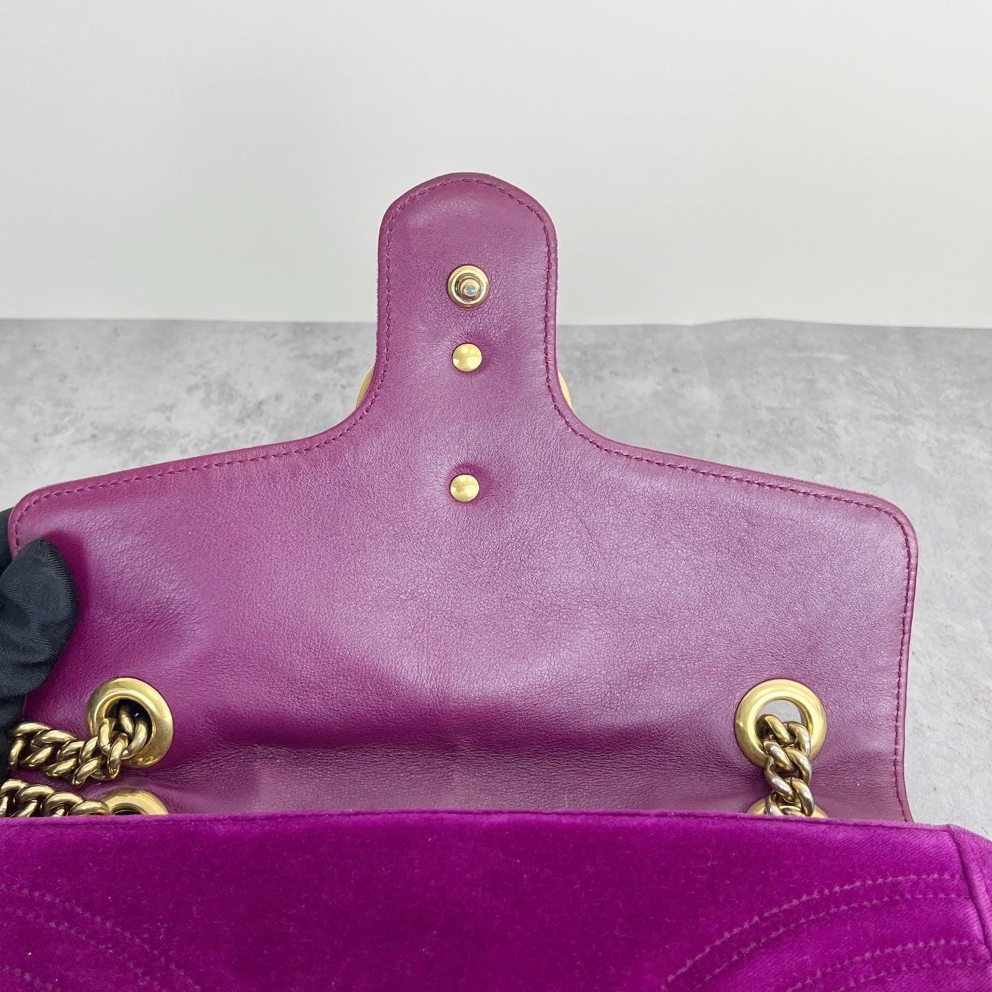 Gucci GG MARMONT Velvet Purple 446744-K4D2T-5671