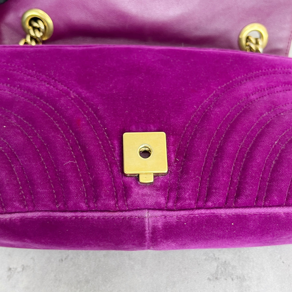 Gucci GG MARMONT Velvet Purple 446744-K4D2T-5671